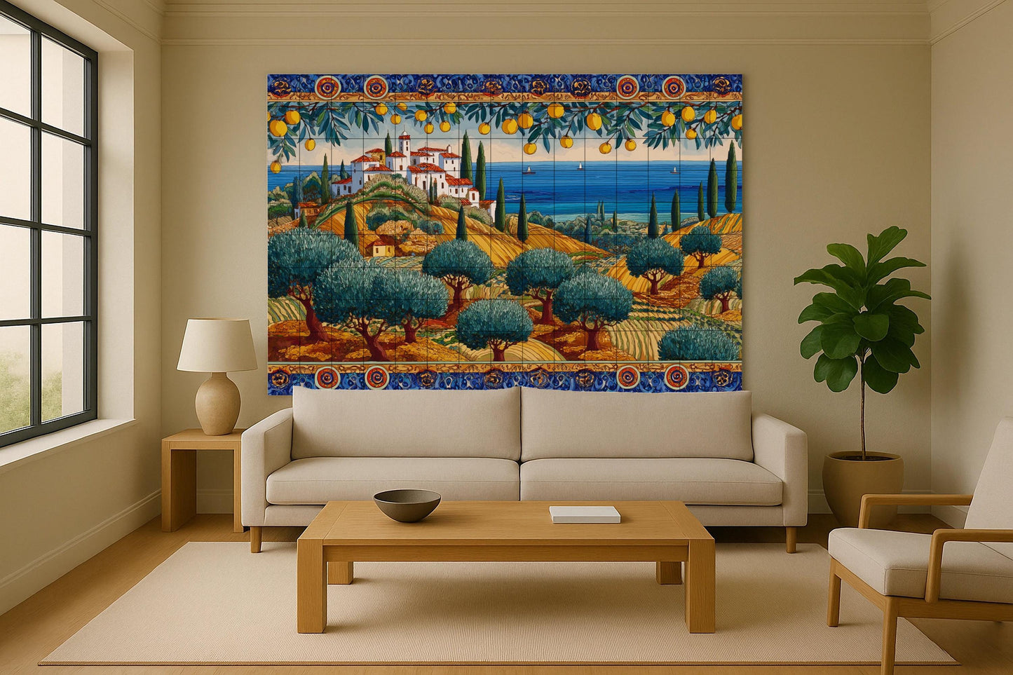 Altea — Kitchen & Country Scene · Tile Wall Art