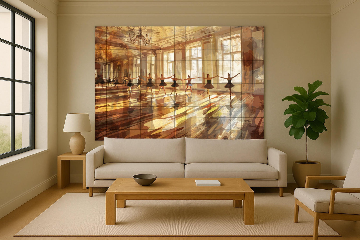 Ensayo of ballet — Ornamental Wall Panel · Ceramic Tile Mural