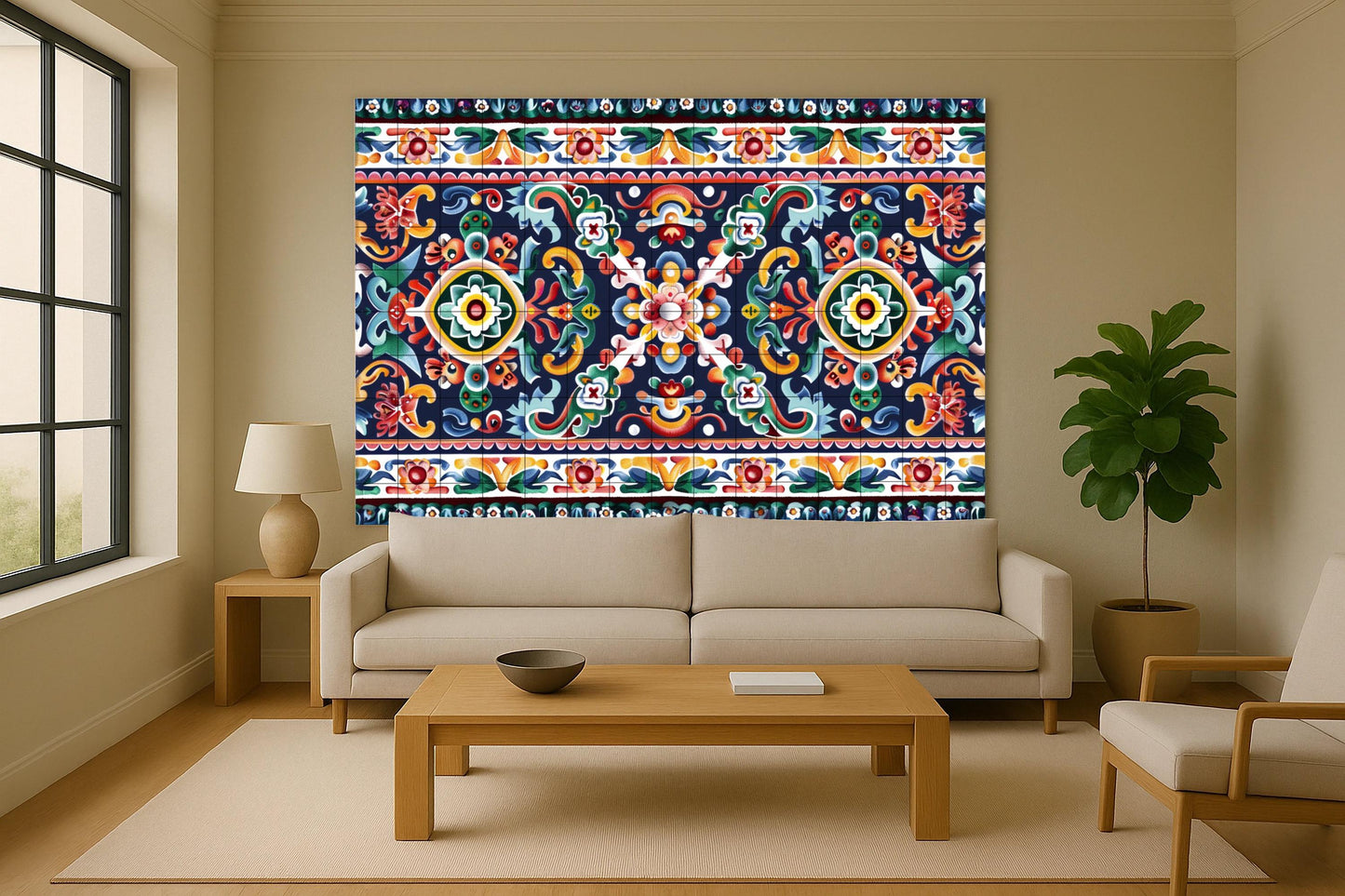 Talavera — Garden & Scenery Décor · Ceramic Tile Mural