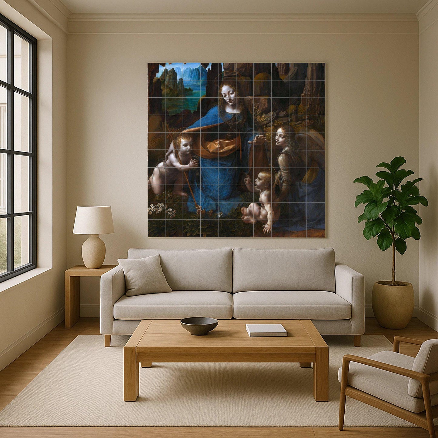 Virgen de las Rocas de Leonardo da Vinci