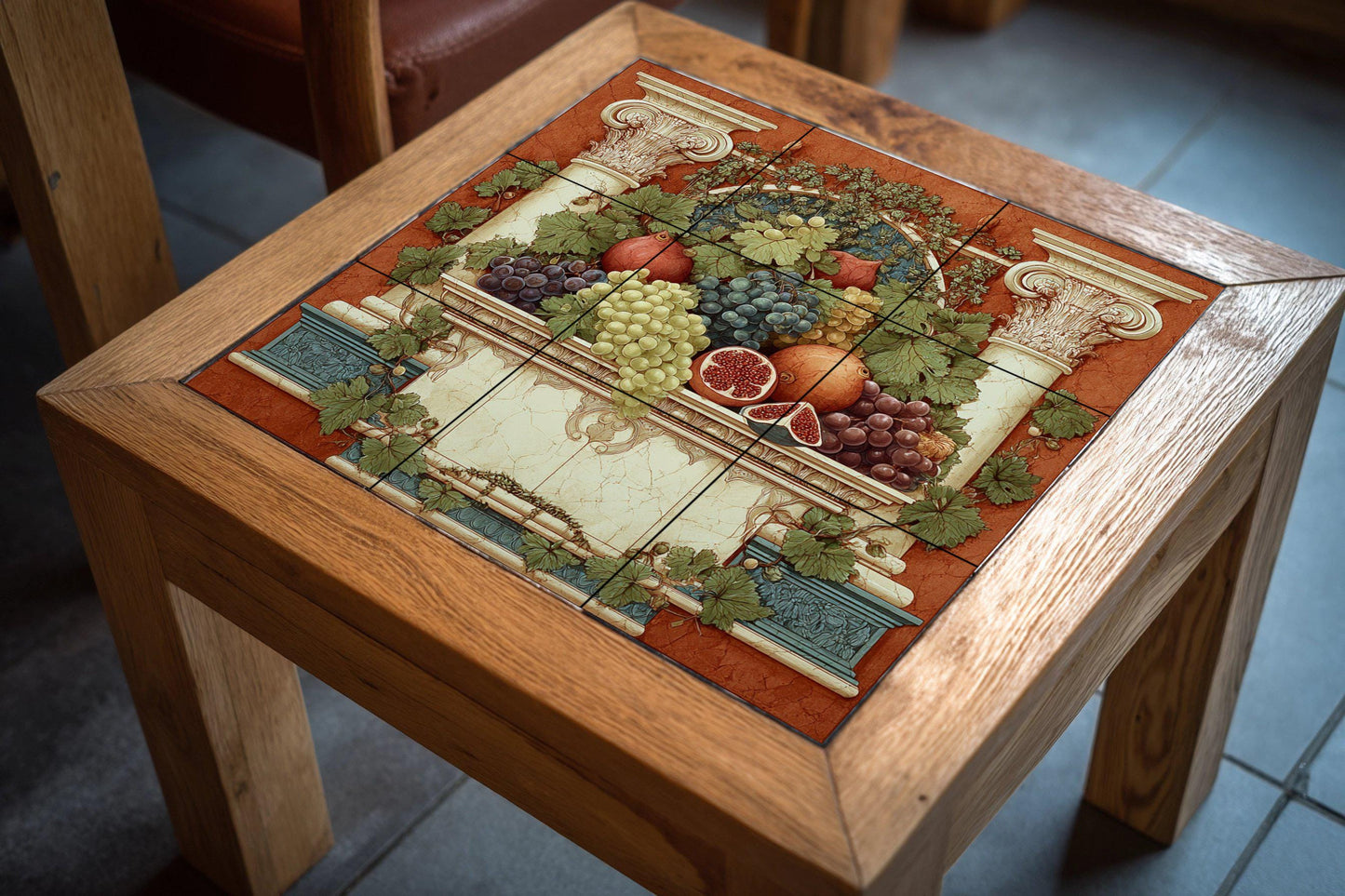Frutta Romane · Murale Ceramico — Cucina di Campagna