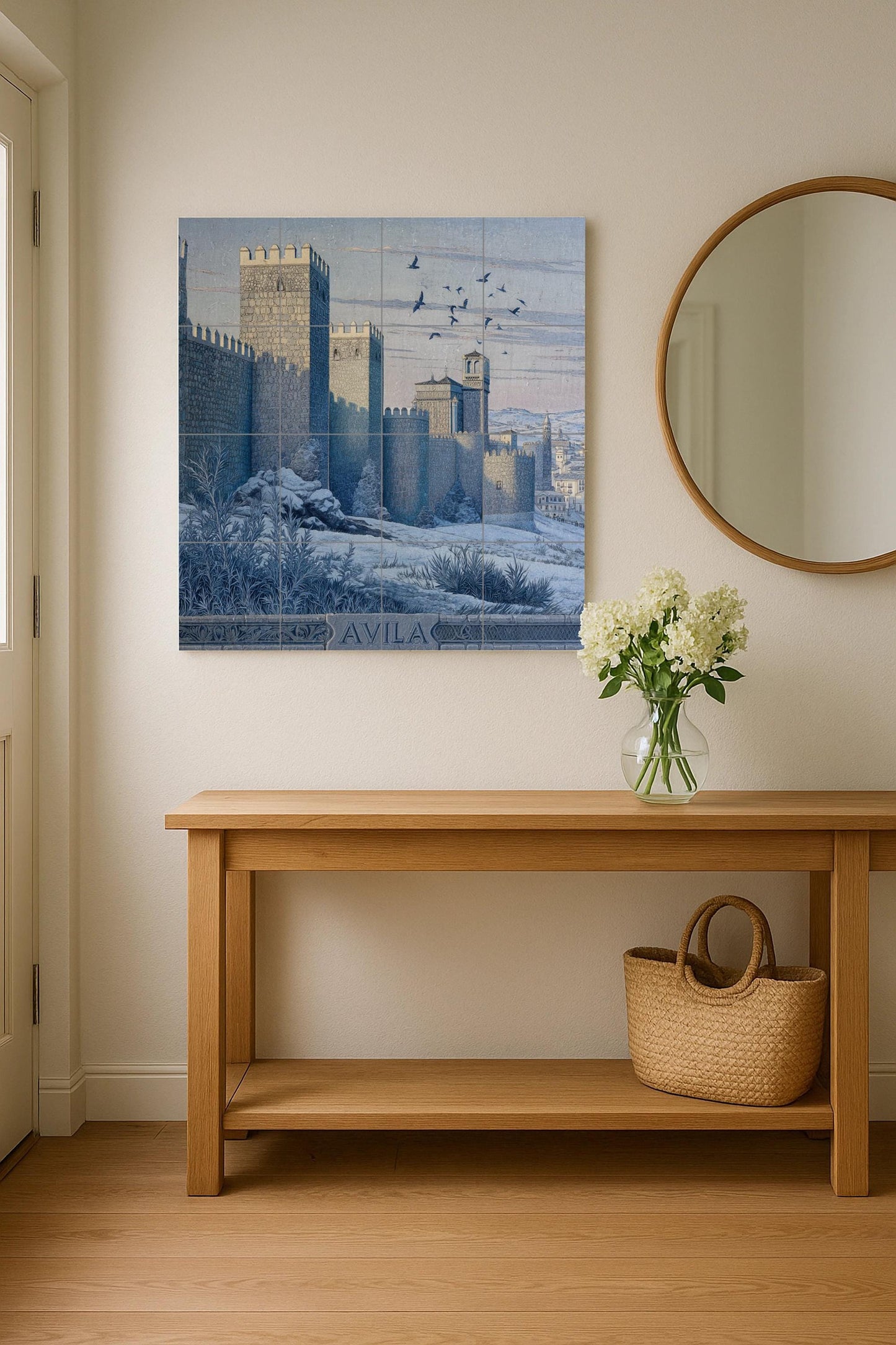 Ávila — Cityscape in Tile · Ceramic Tile Mural