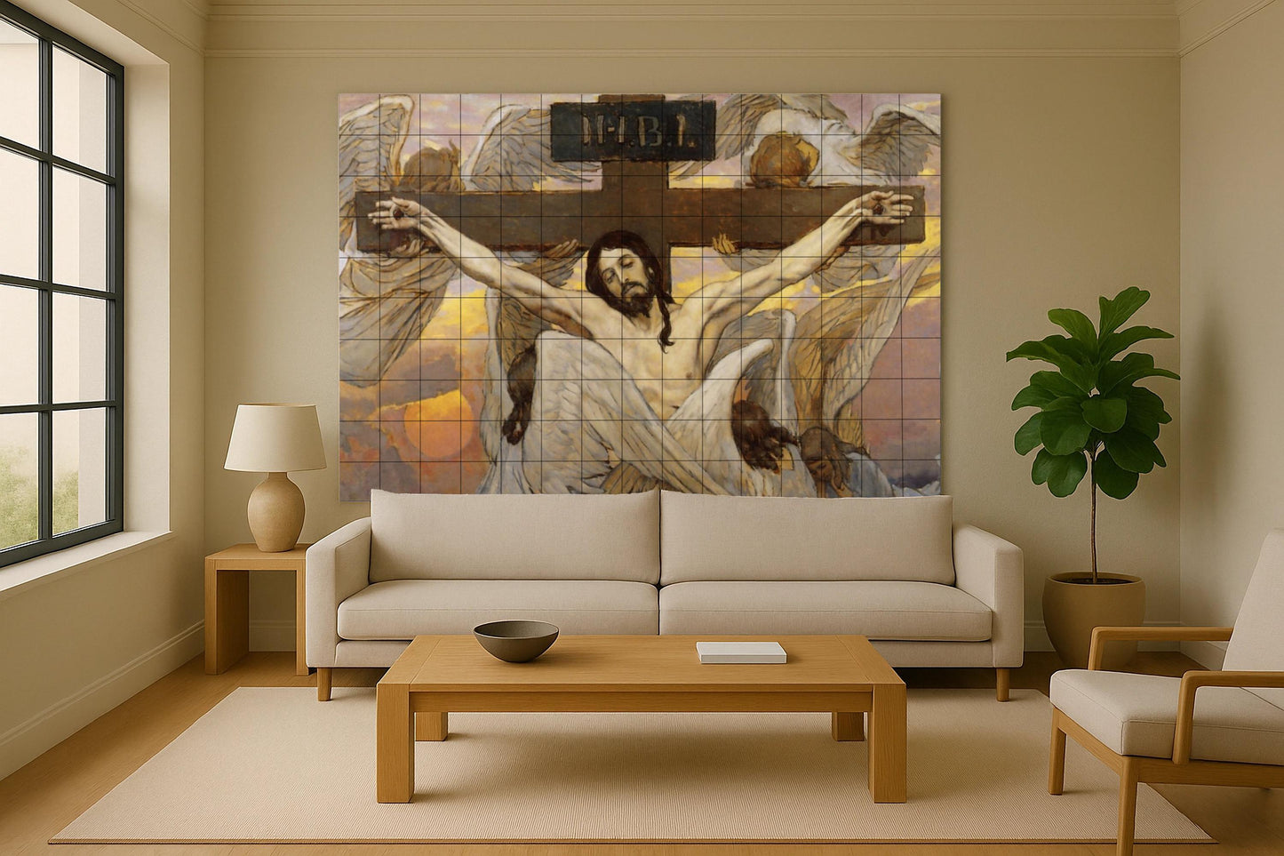Crocifissione — Arte Sacra e Religiosa, Arte da Parete in Ceramica