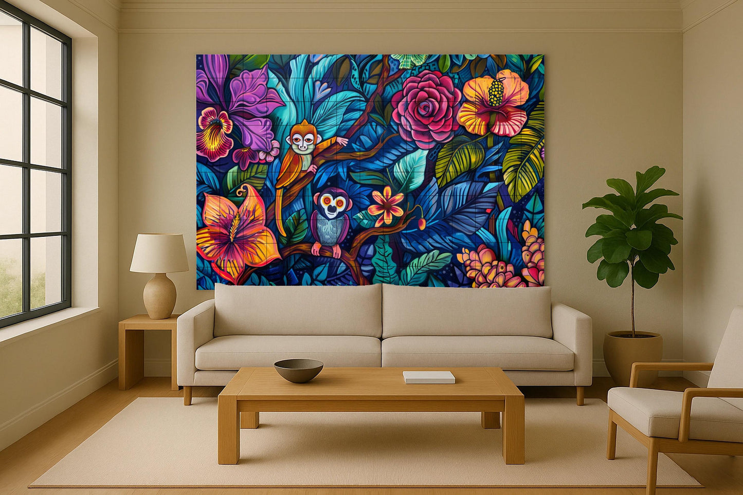 La selva amazónica — Fresque Murale en Carreaux de Céramique · Art Mural Nature