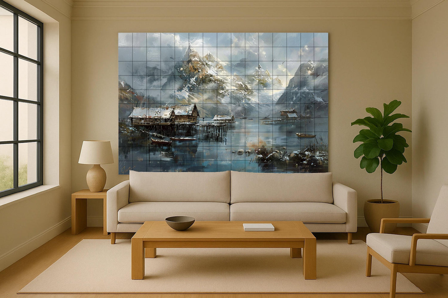 Invierno Nordico — Leggende ed Epica, Arte da Parete in Ceramica