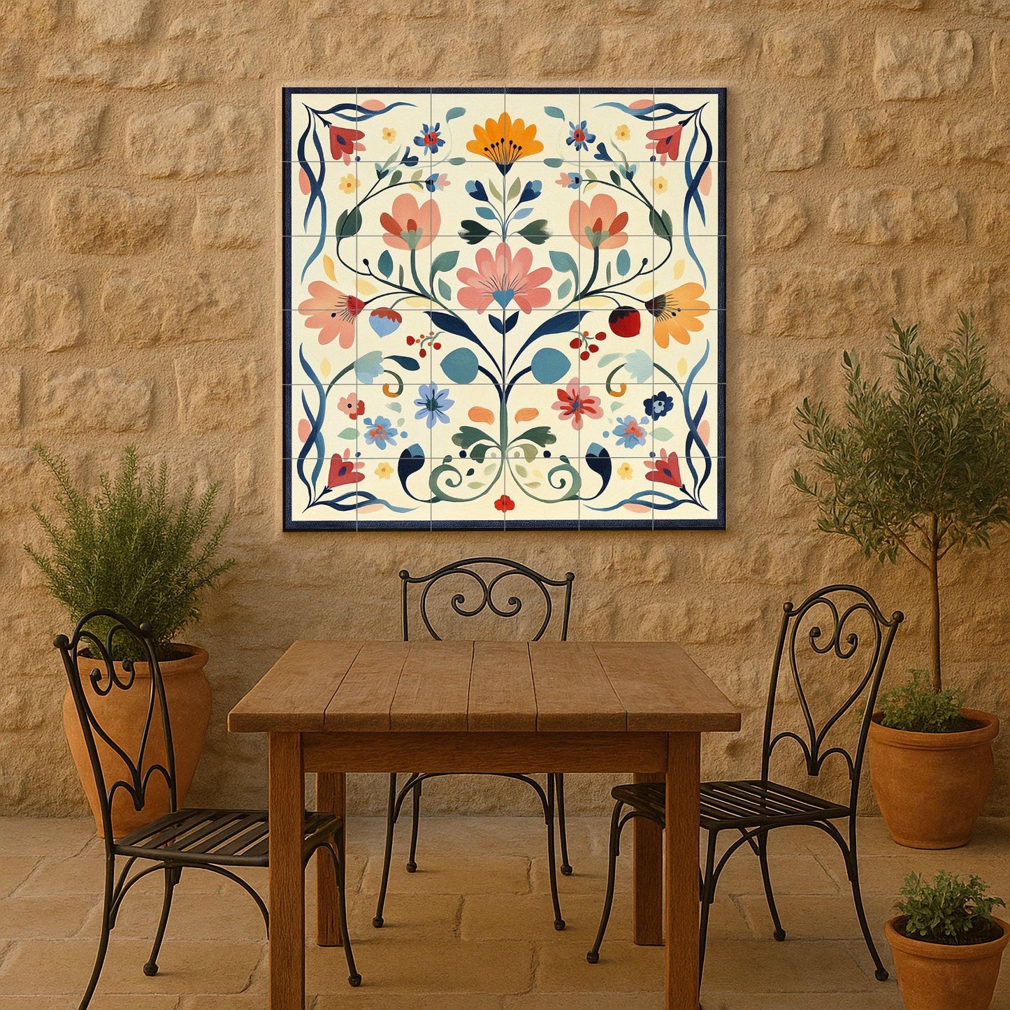 Sueco von kurbits · Keramik-Wandbild — Garten- & Natur-Dekor