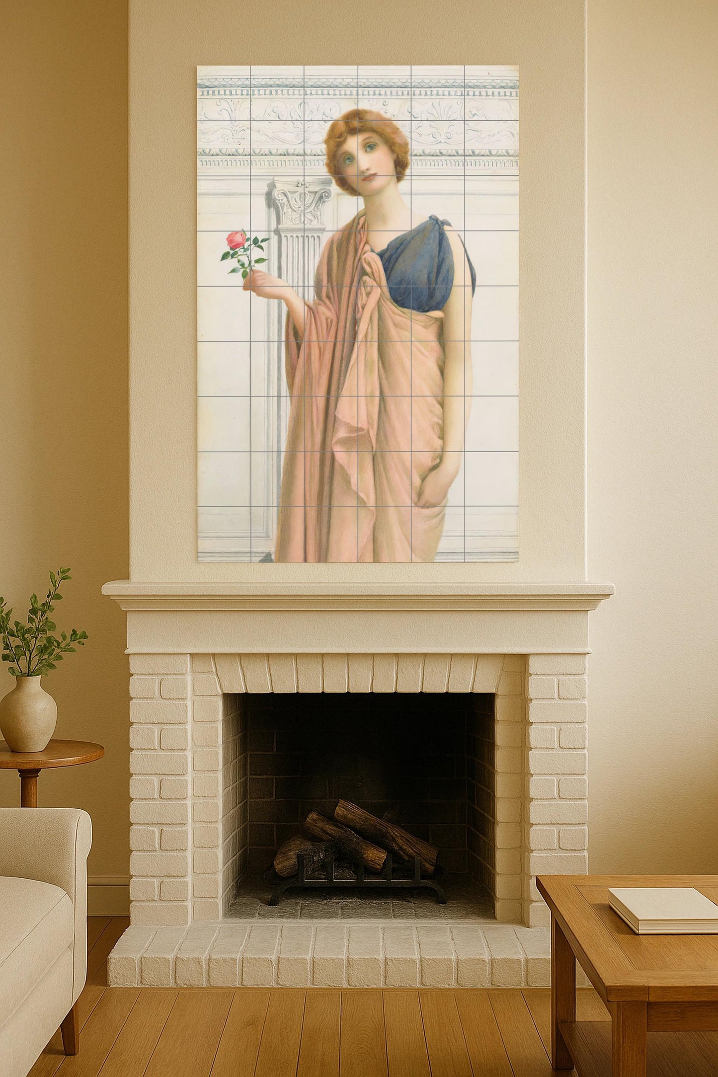 Grace and quietud · Ceramic Wall Mural — Decorative Pattern Mural