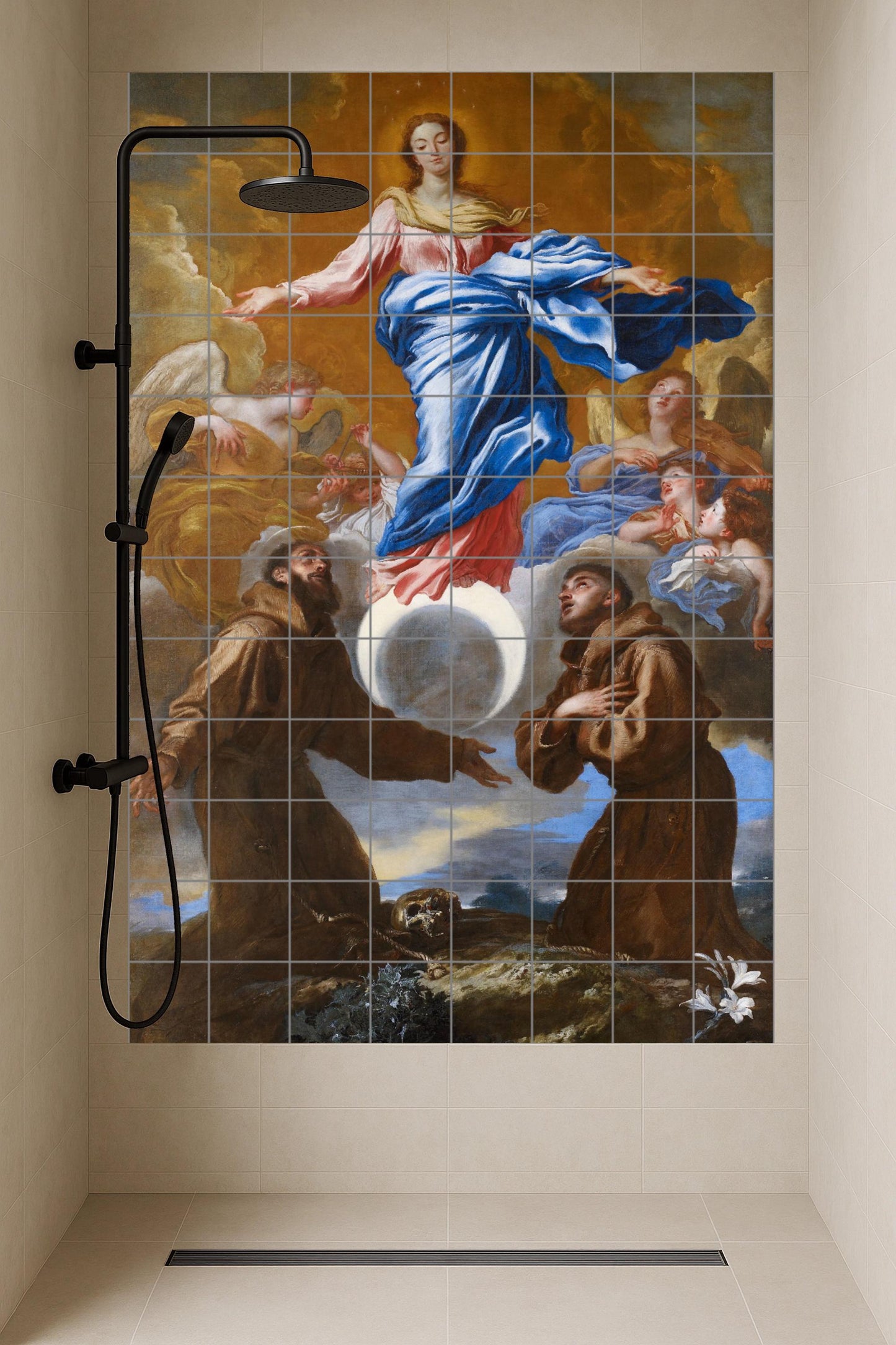 Fliesenbild Inmaculada Concepción — Andachtskunst in Fliesen