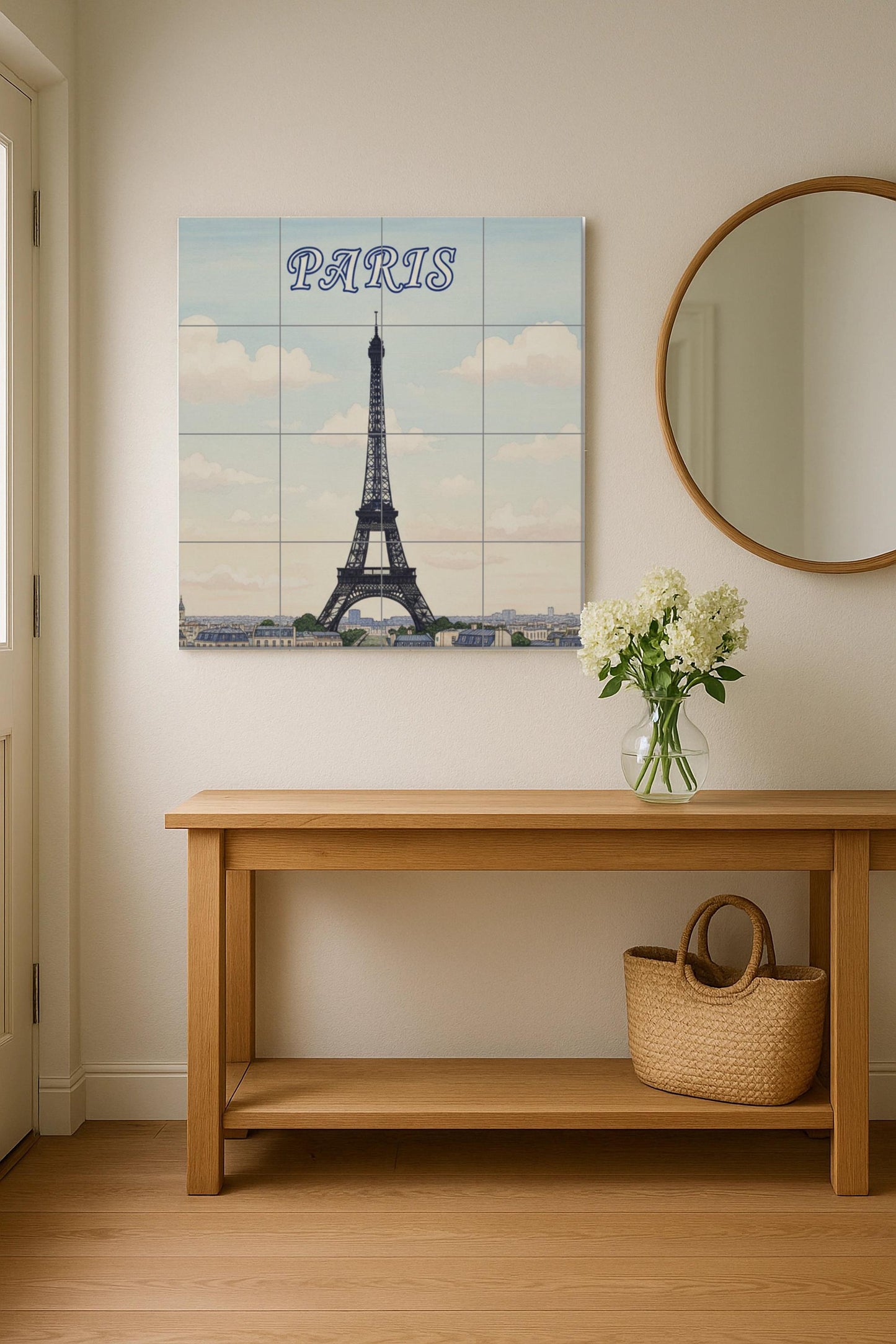 Tower Eiffel of Paris — Travel Wall Décor · Tile Wall Art
