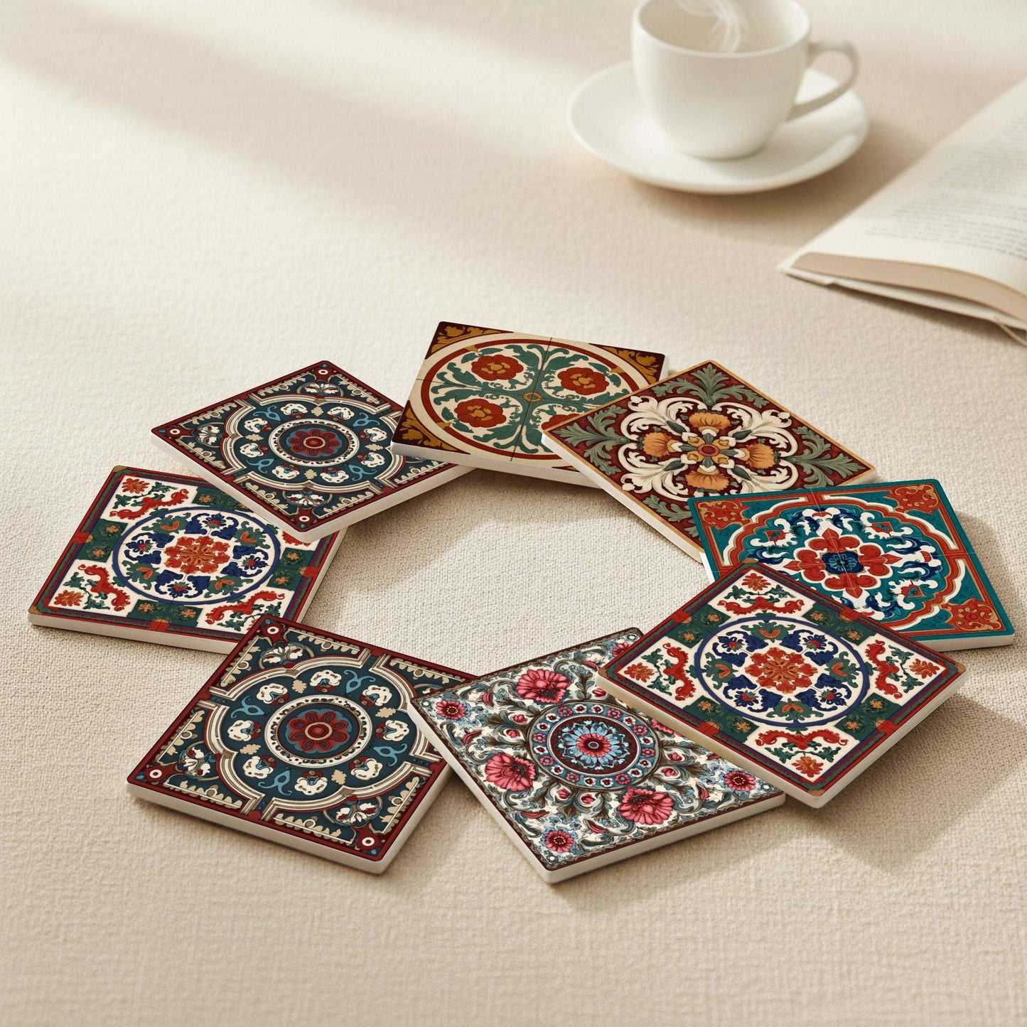 Posavasos Roseta barroca