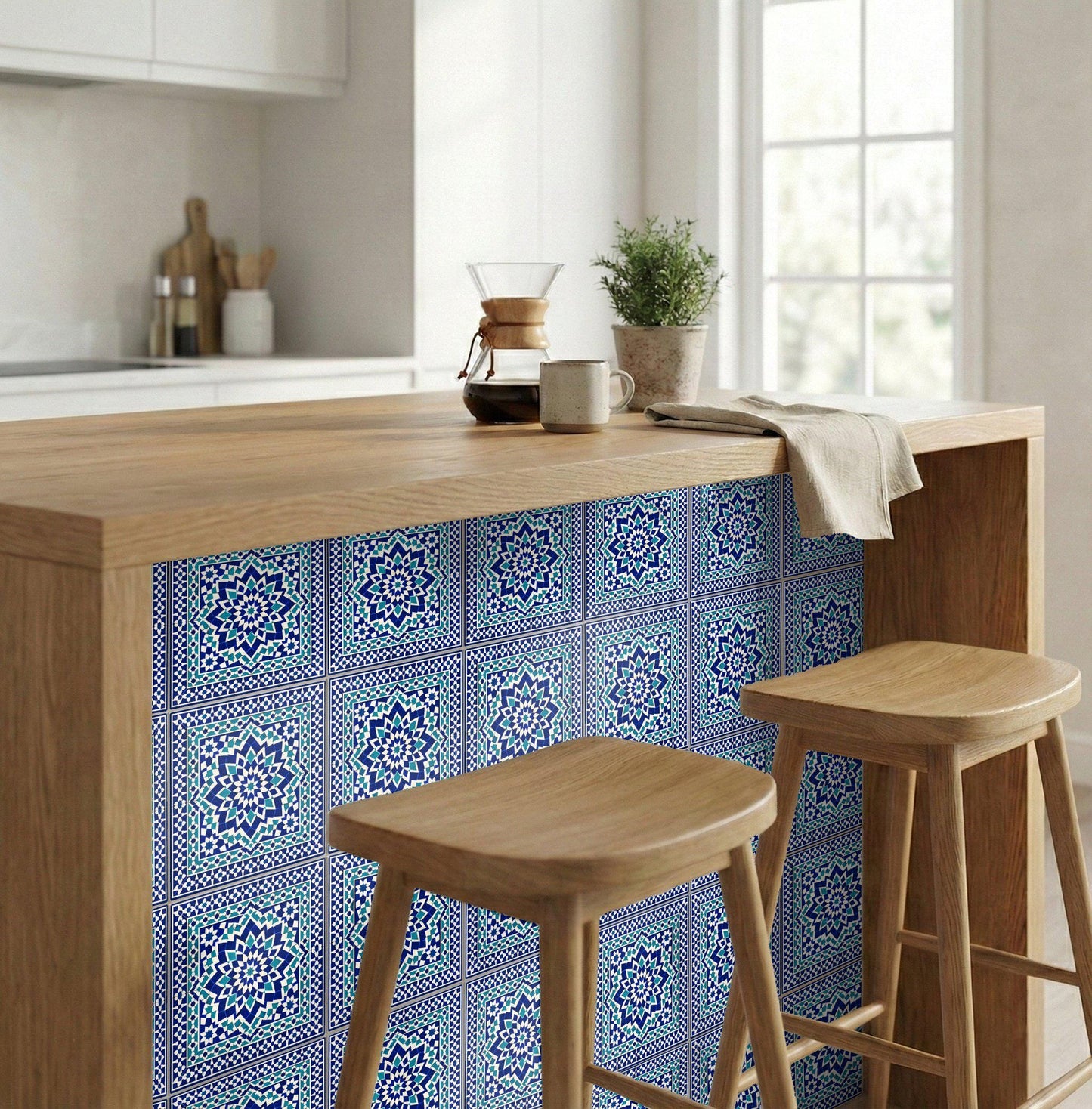 Azulejo-Fliese Córdoba Andalusisch Stern — Spanisches Erbe-Design