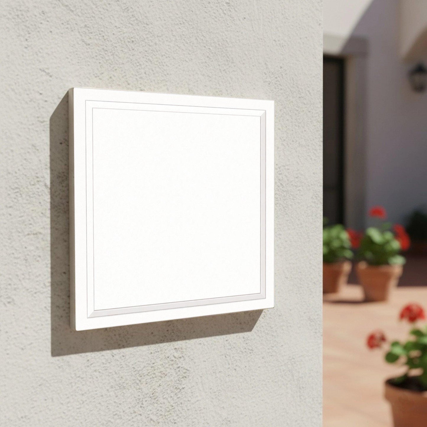 White Architectural Frame — Timeless Decorative Design Decorative Tile