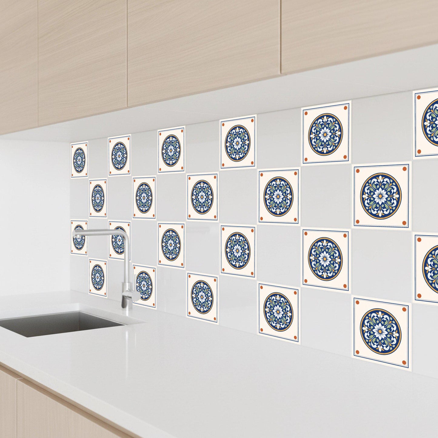 Versailles Medallion — Contemporary Geometric Décor Decorative Tile