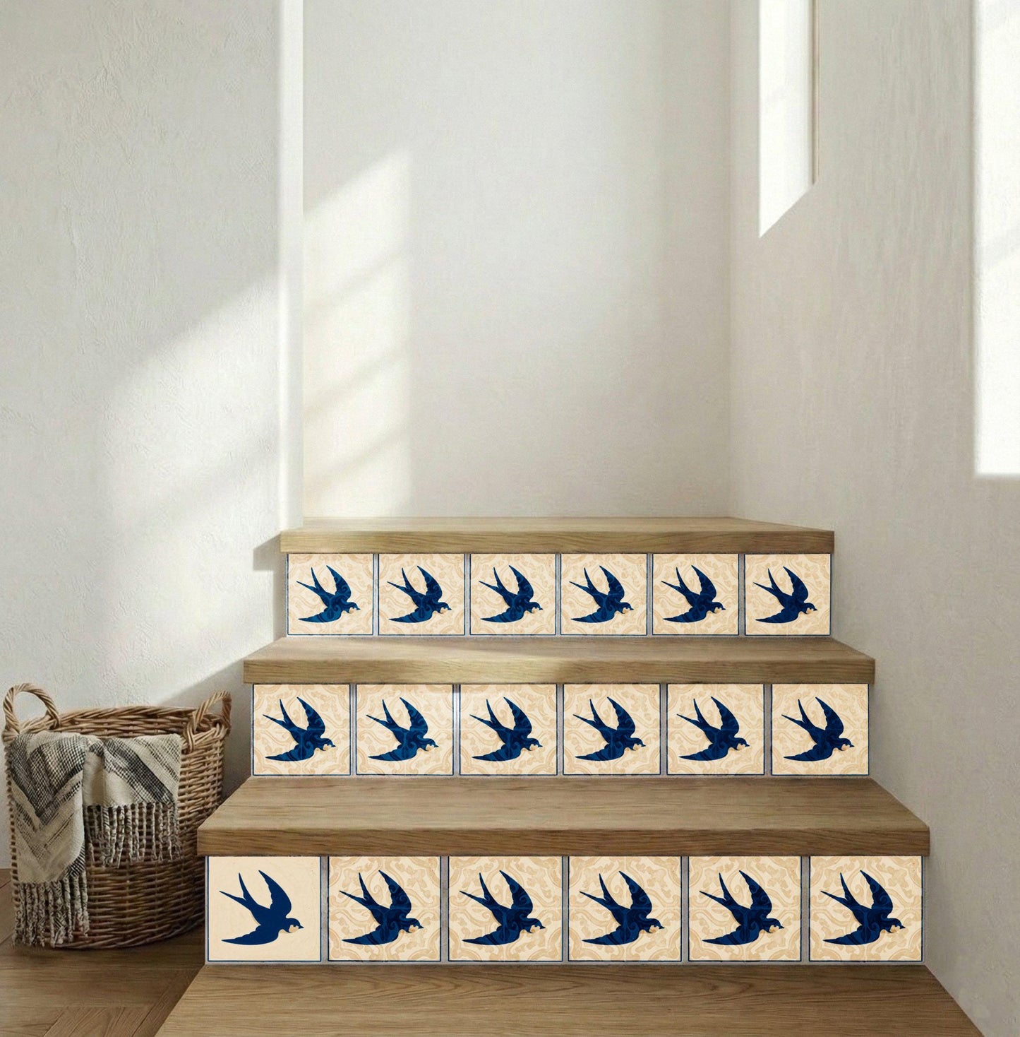 Azulejo Swallow minimalista