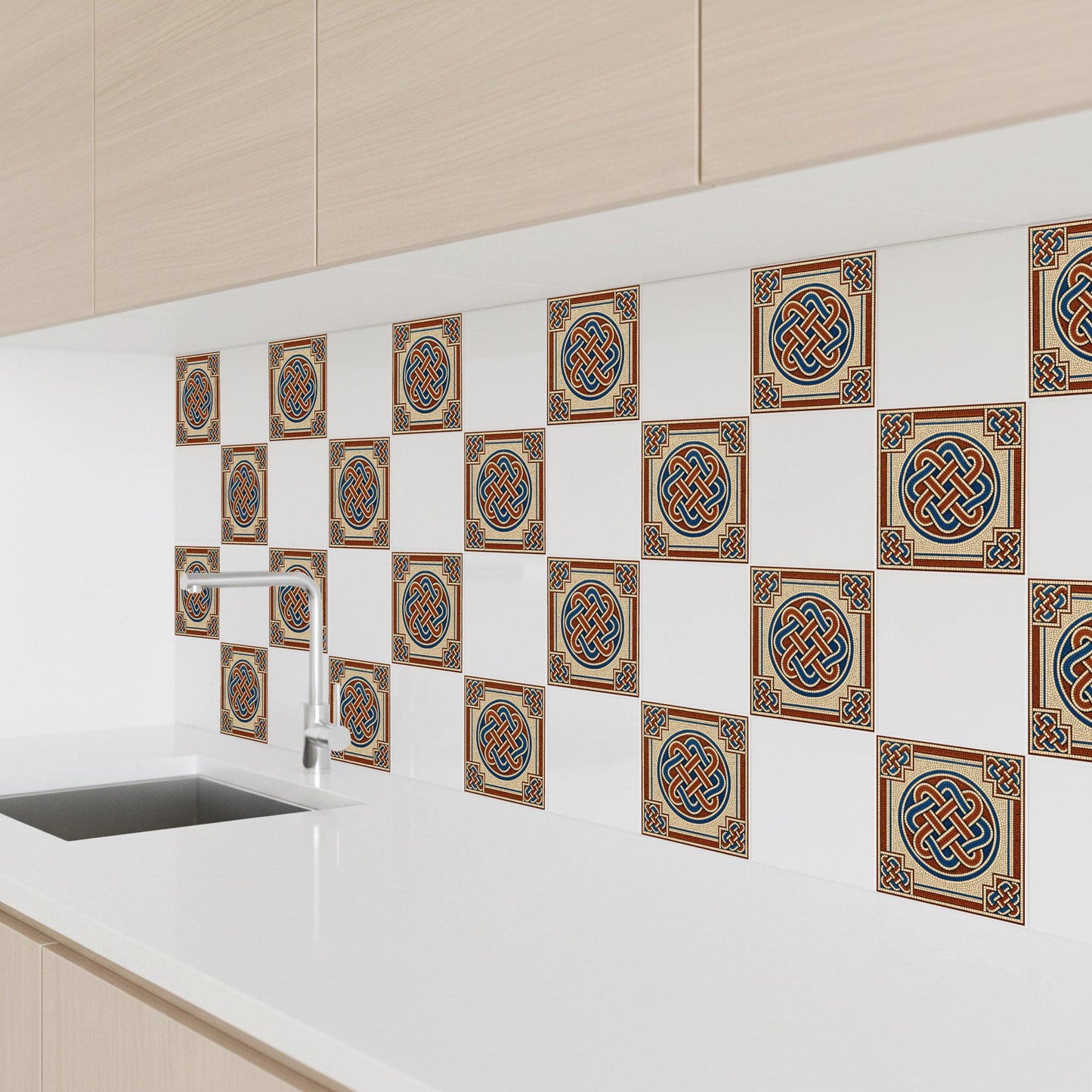 Dublin Celtic Knot — Precision-Line Geometry Decorative Tile