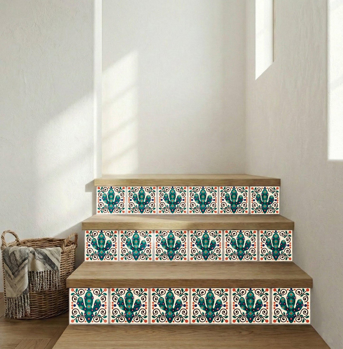 Azulejo Mexicano Cactus