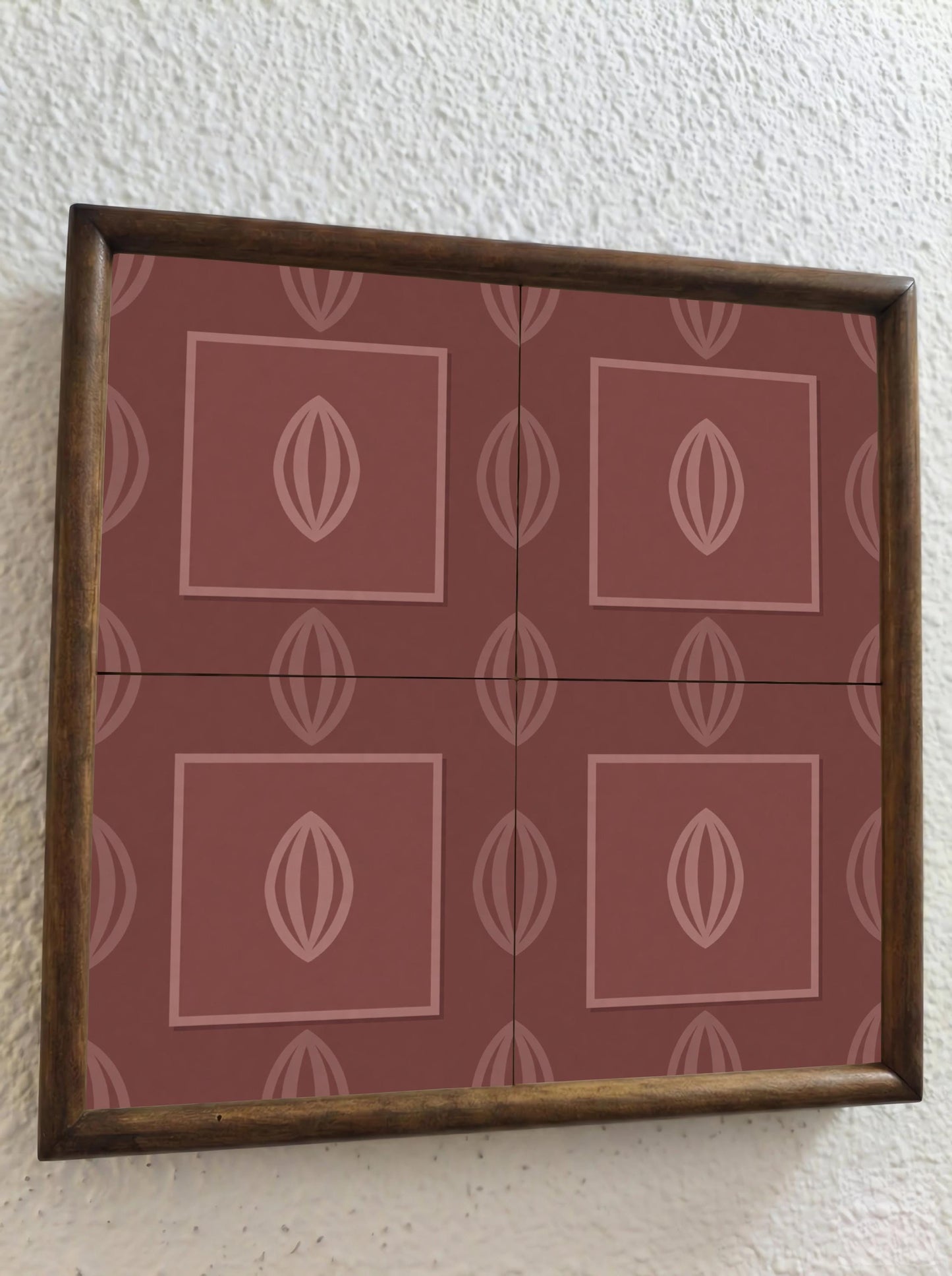 Ceramic Tile Terracotta Geometric Minimalist — Precision-Line Geometry