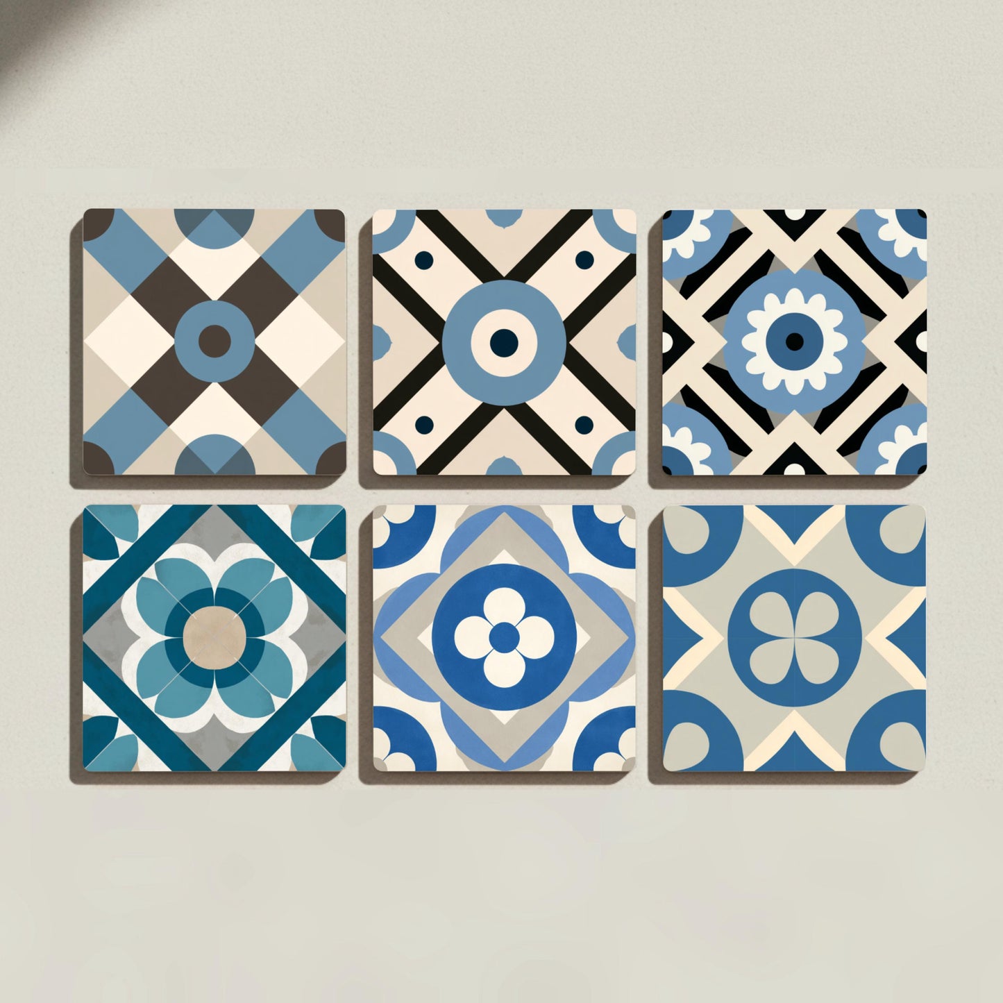 Posavasos Azulejos nórdicos de Helsinki