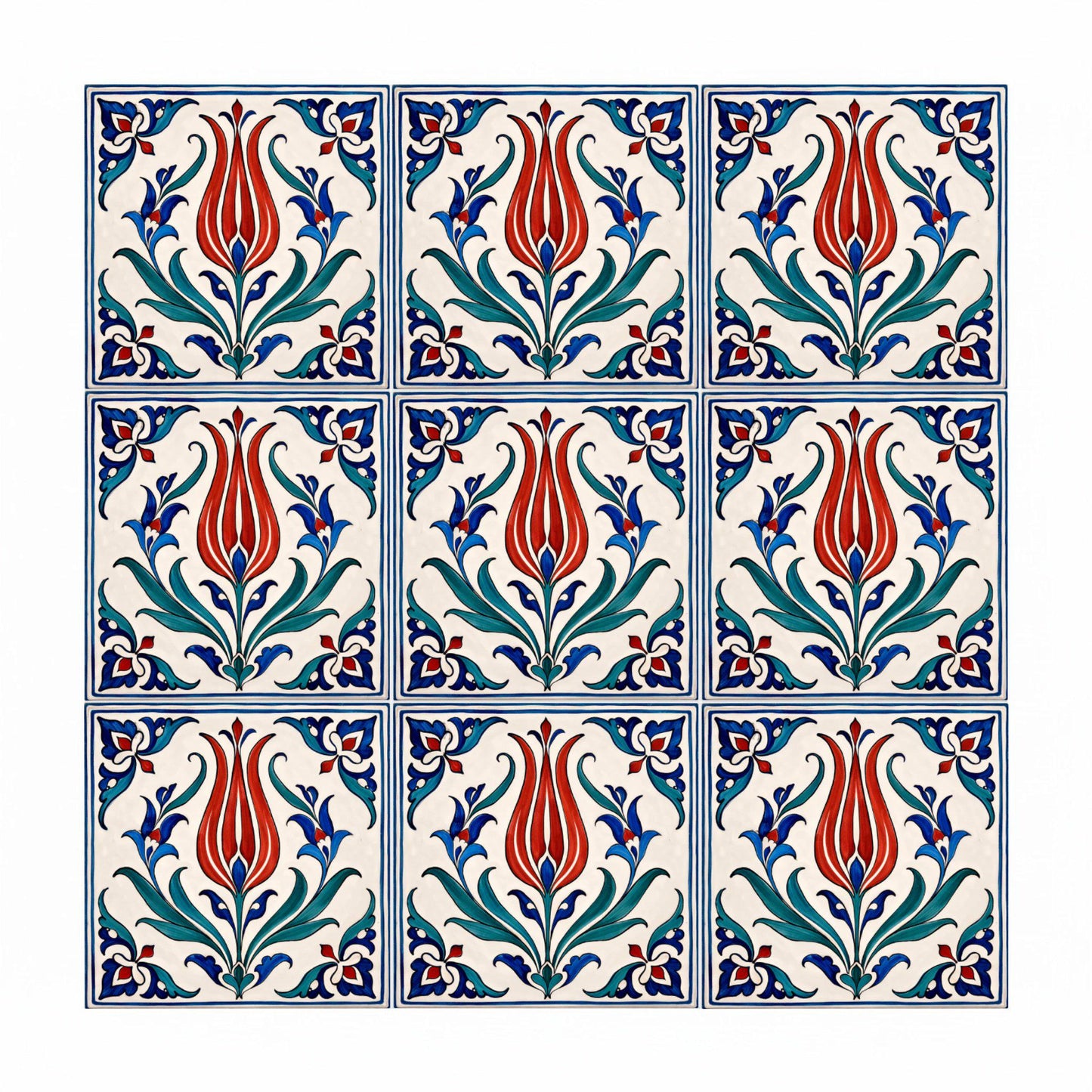 Turkish Tulip — Floral & Botanical Design Decorative Tile