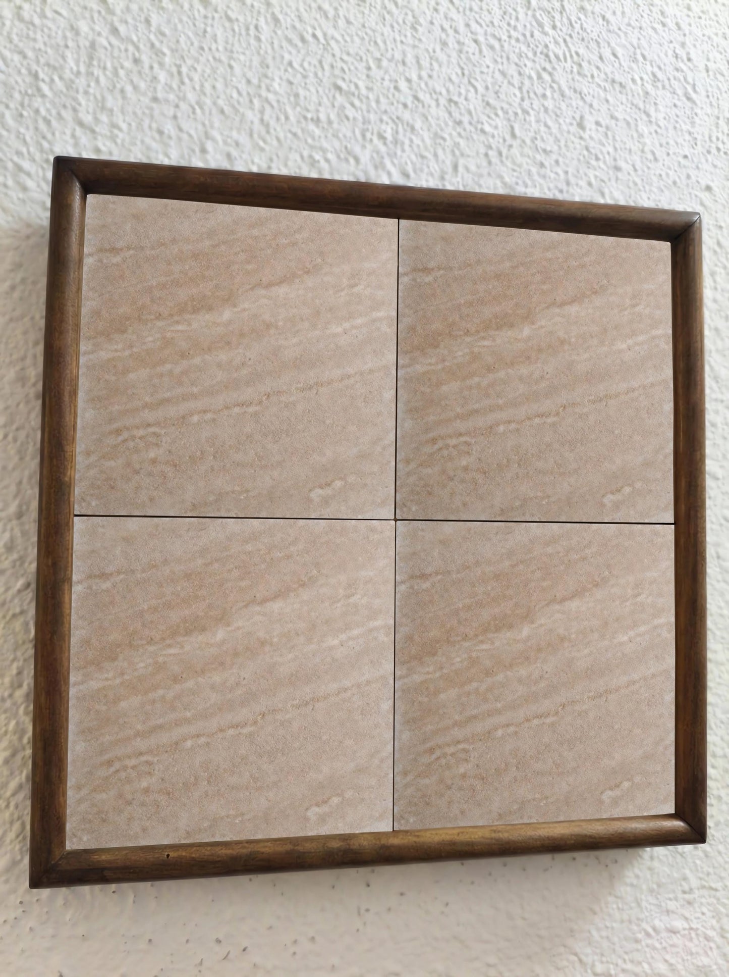 Travertin Optik · Keramik-Wandfliese — Zeitloses Dekor-Design