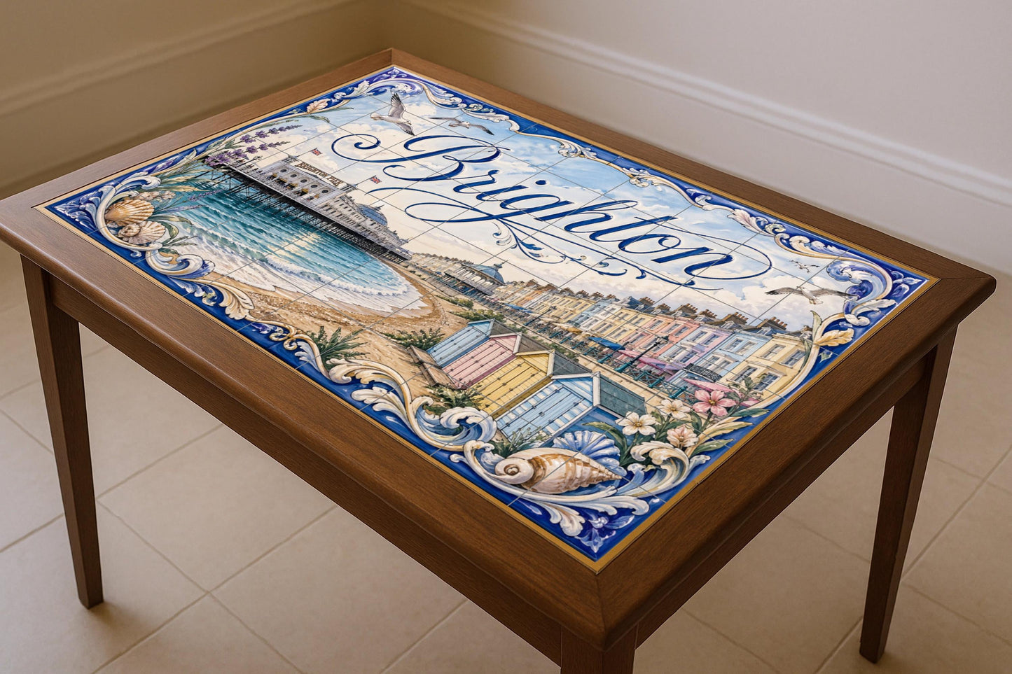 Brighton, Art Mural du muelle de Brighton — Art Maritime en Carreaux, Art Mural en Céramique