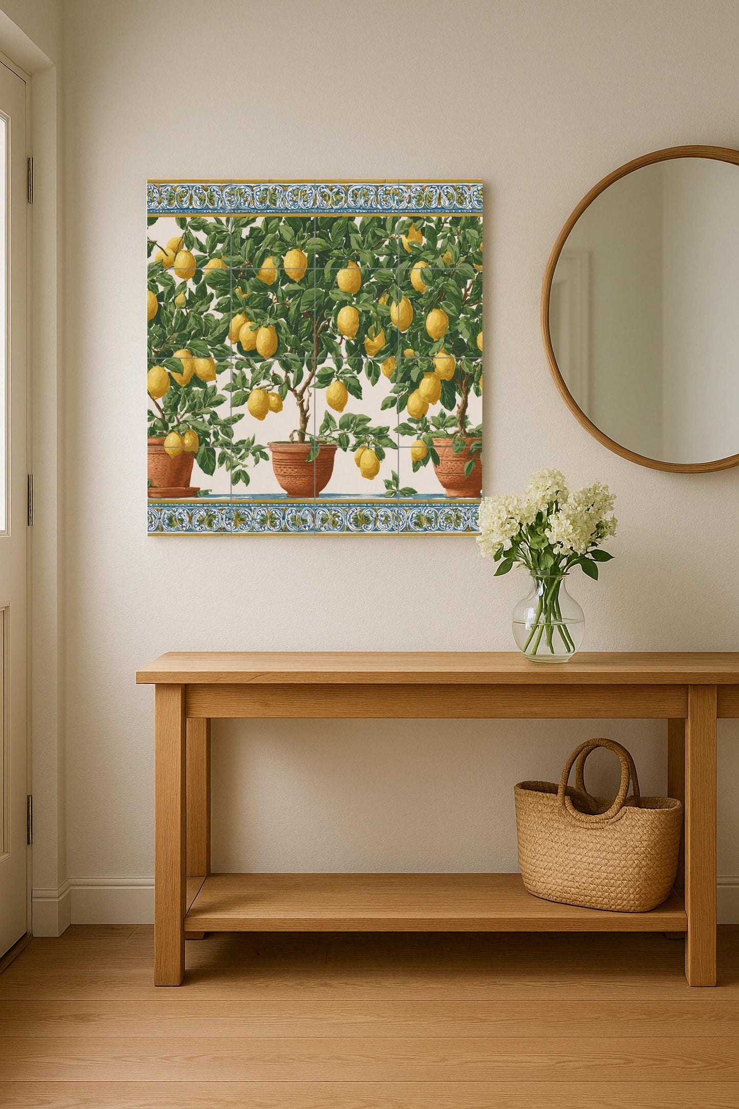 Lemon Tree — Countryside Kitchen Art · Tile Wall Art