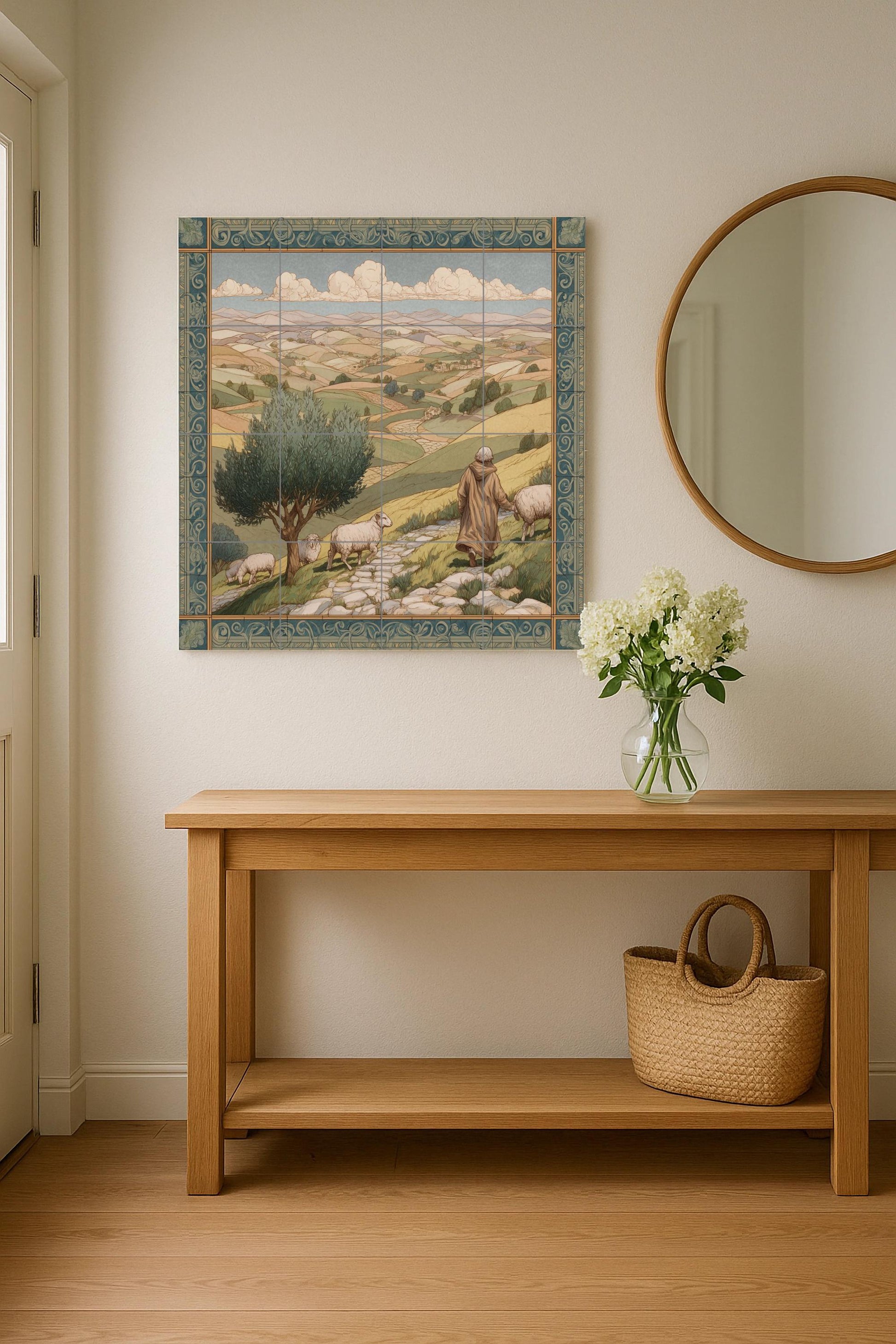Ceramic Tile Mural: Pastor — Culinary Wall Décor