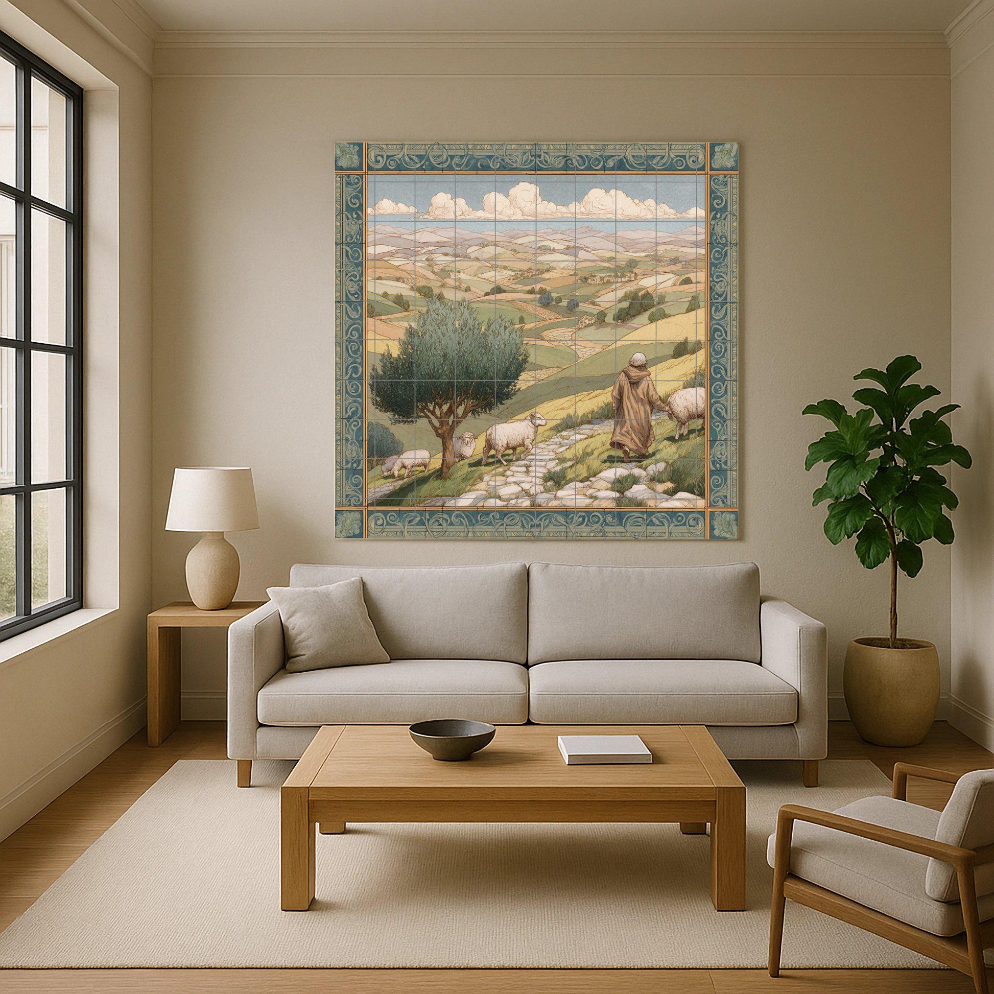 Ceramic Tile Mural: Pastor — Culinary Wall Décor