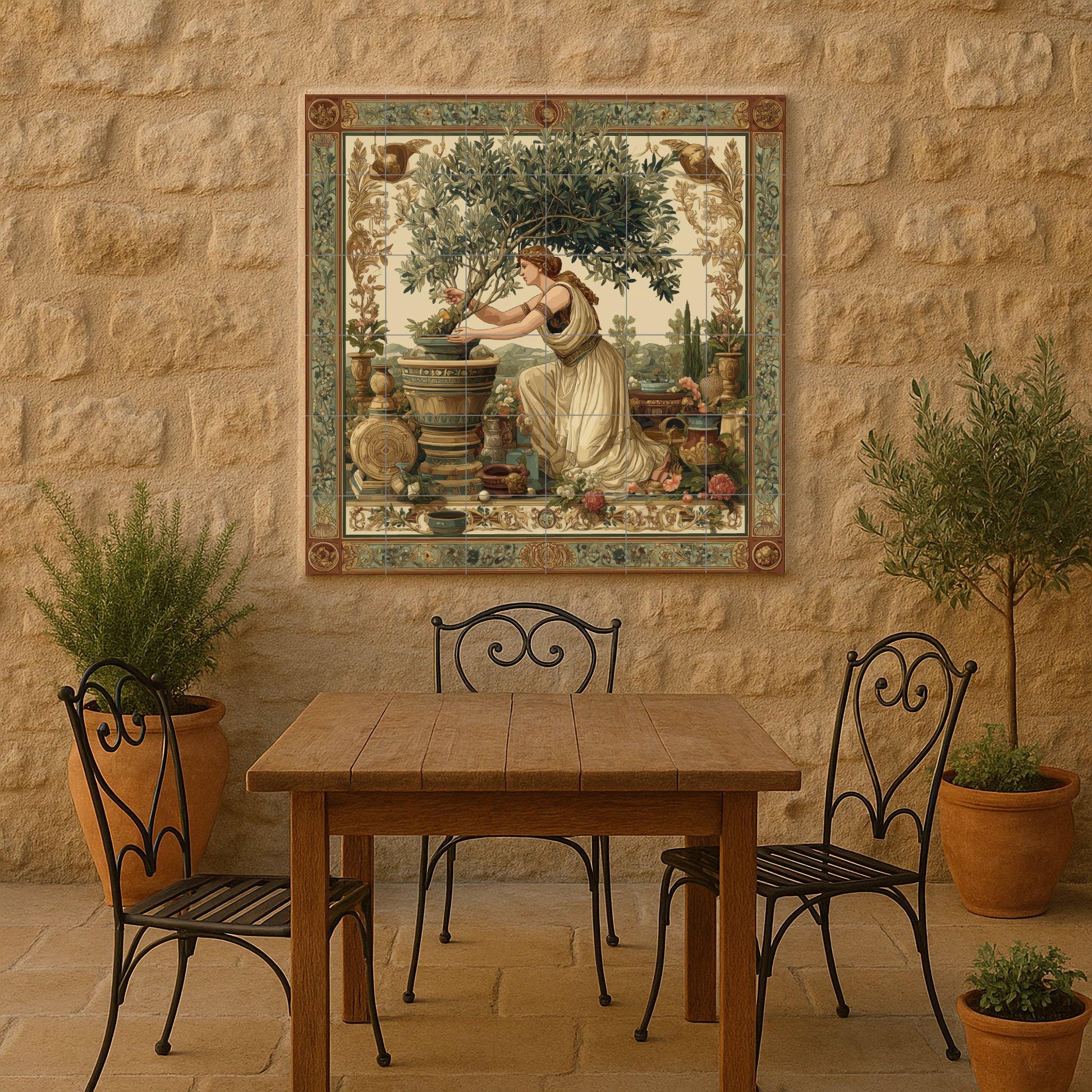 Goddess Roman · Ceramic Wall Mural — Legends & Epic Art