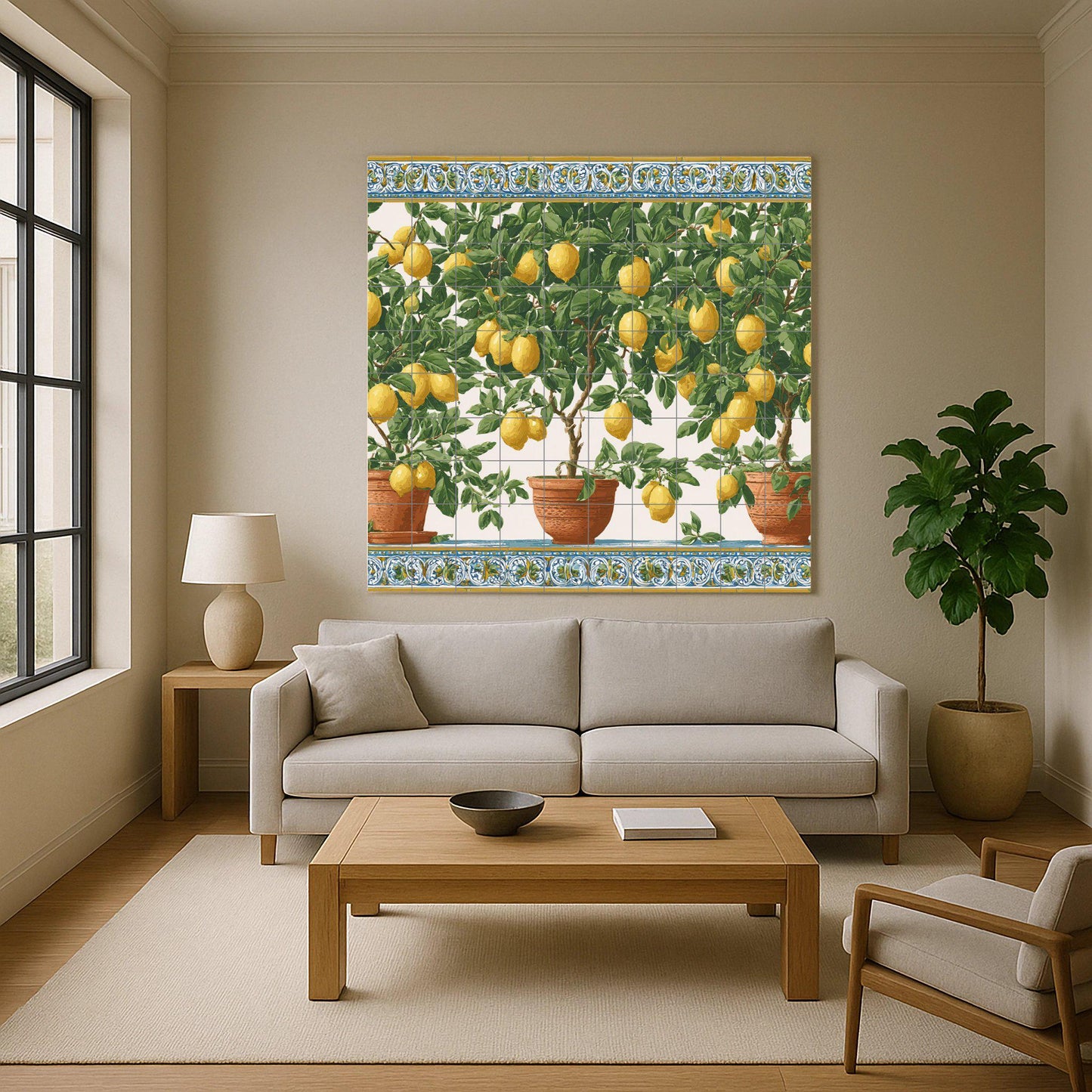 Lemon Tree — Countryside Kitchen Art · Tile Wall Art