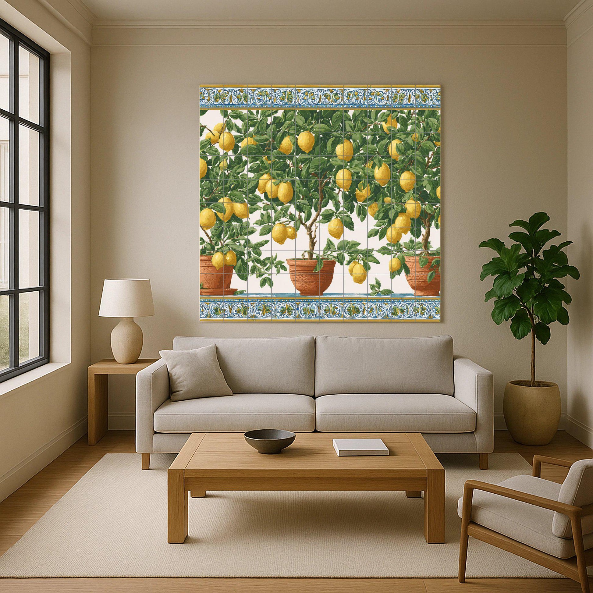 Lemon Tree — Countryside Kitchen Art · Tile Wall Art
