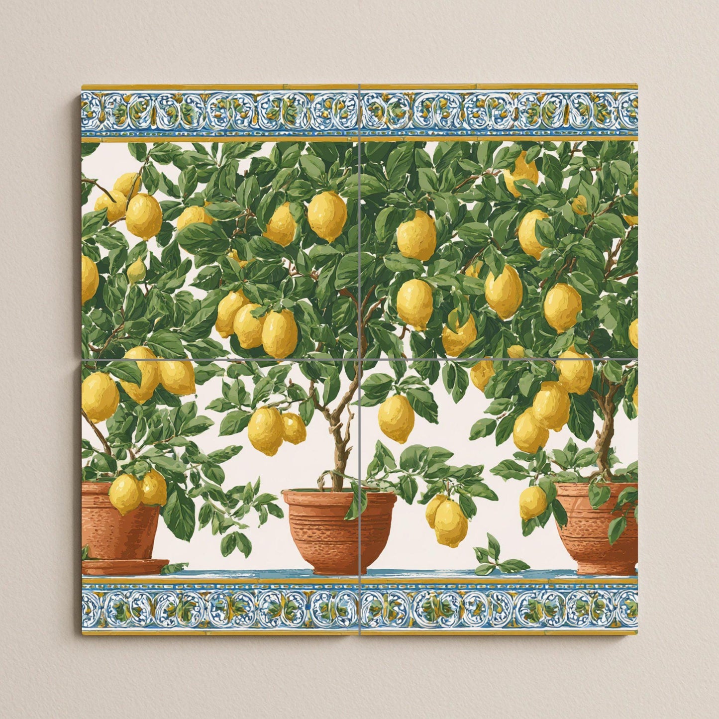Lemon Tree — Countryside Kitchen Art · Tile Wall Art