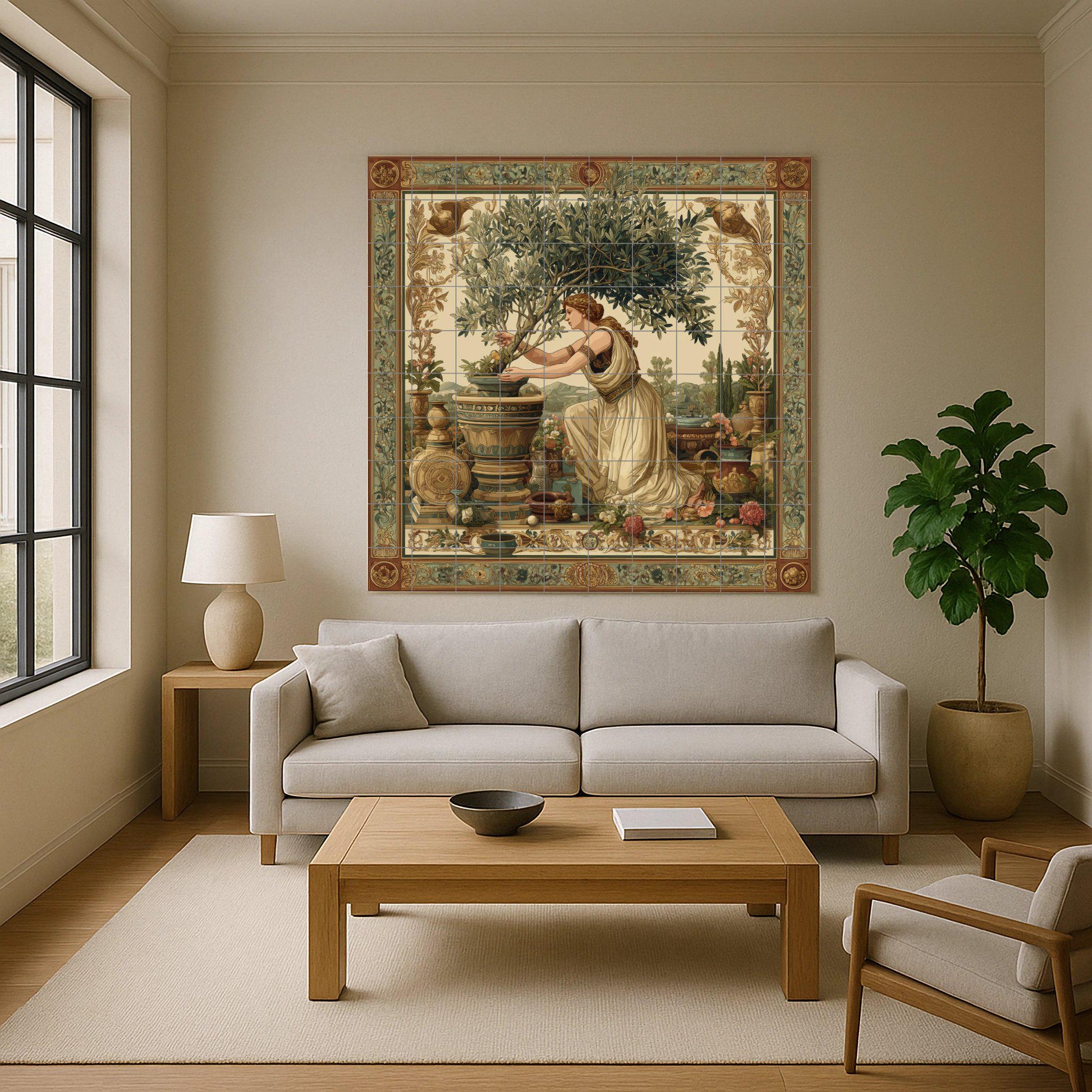 Goddess Roman · Ceramic Wall Mural — Legends & Epic Art