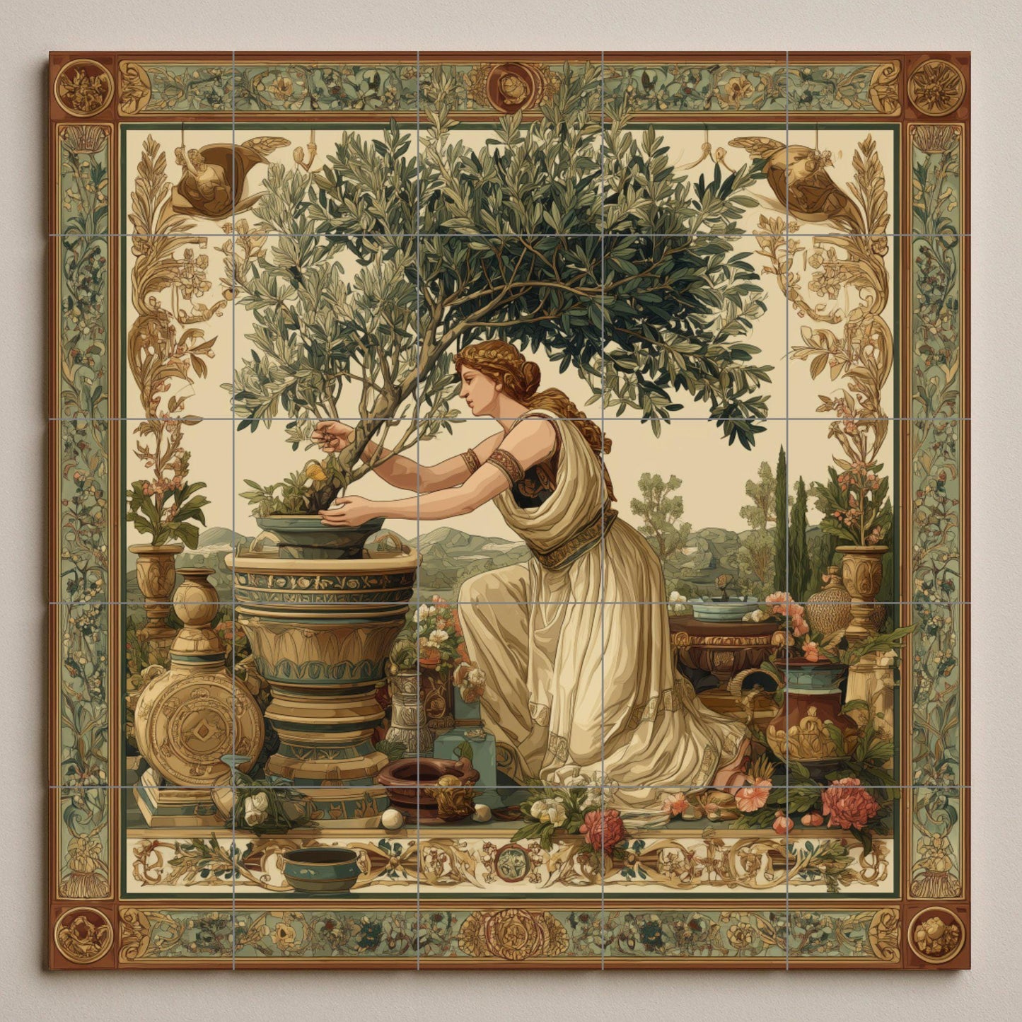 Goddess Roman · Ceramic Wall Mural — Legends & Epic Art