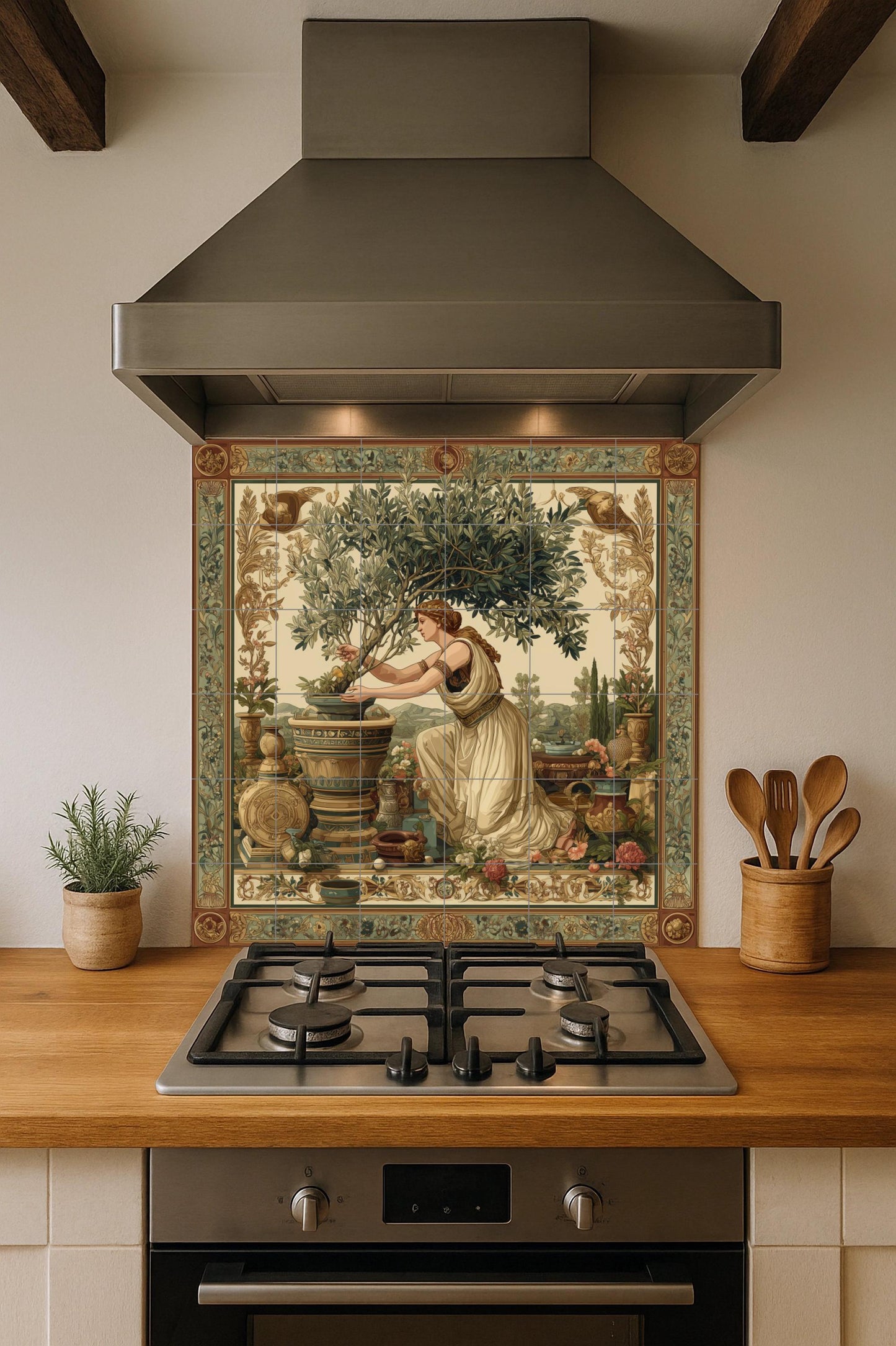 Goddess Roman · Ceramic Wall Mural — Legends & Epic Art