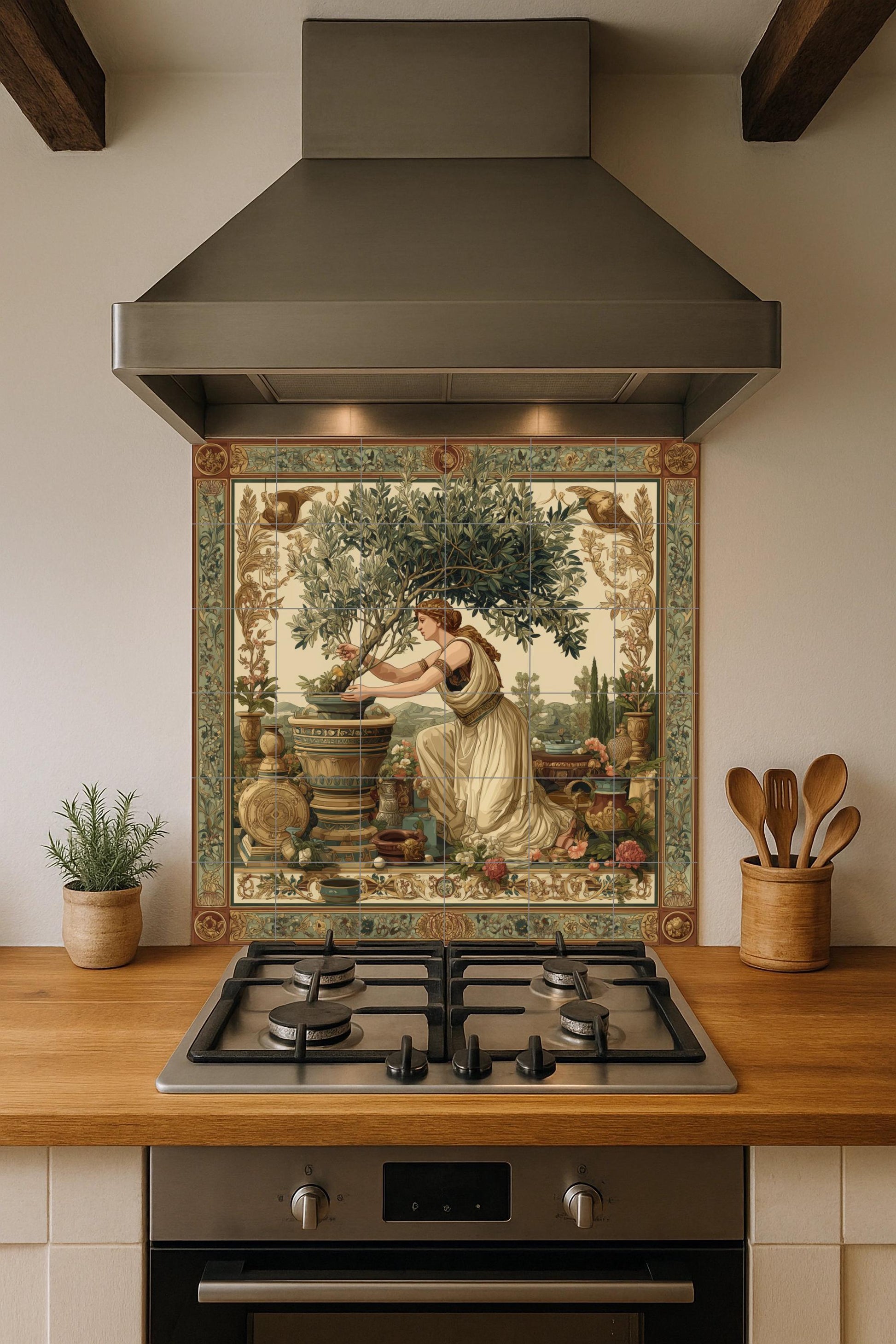 Goddess Roman · Ceramic Wall Mural — Legends & Epic Art