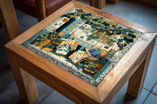 Courtyard Sicilian — Culinary Wall Décor · Ceramic Tile Mural