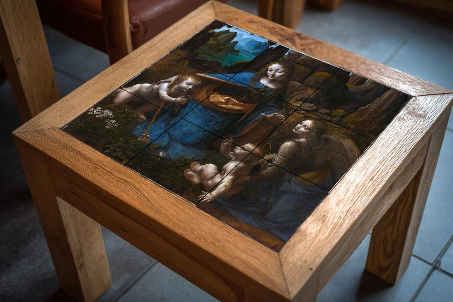 Virgen de las Rocas de Leonardo da Vinci