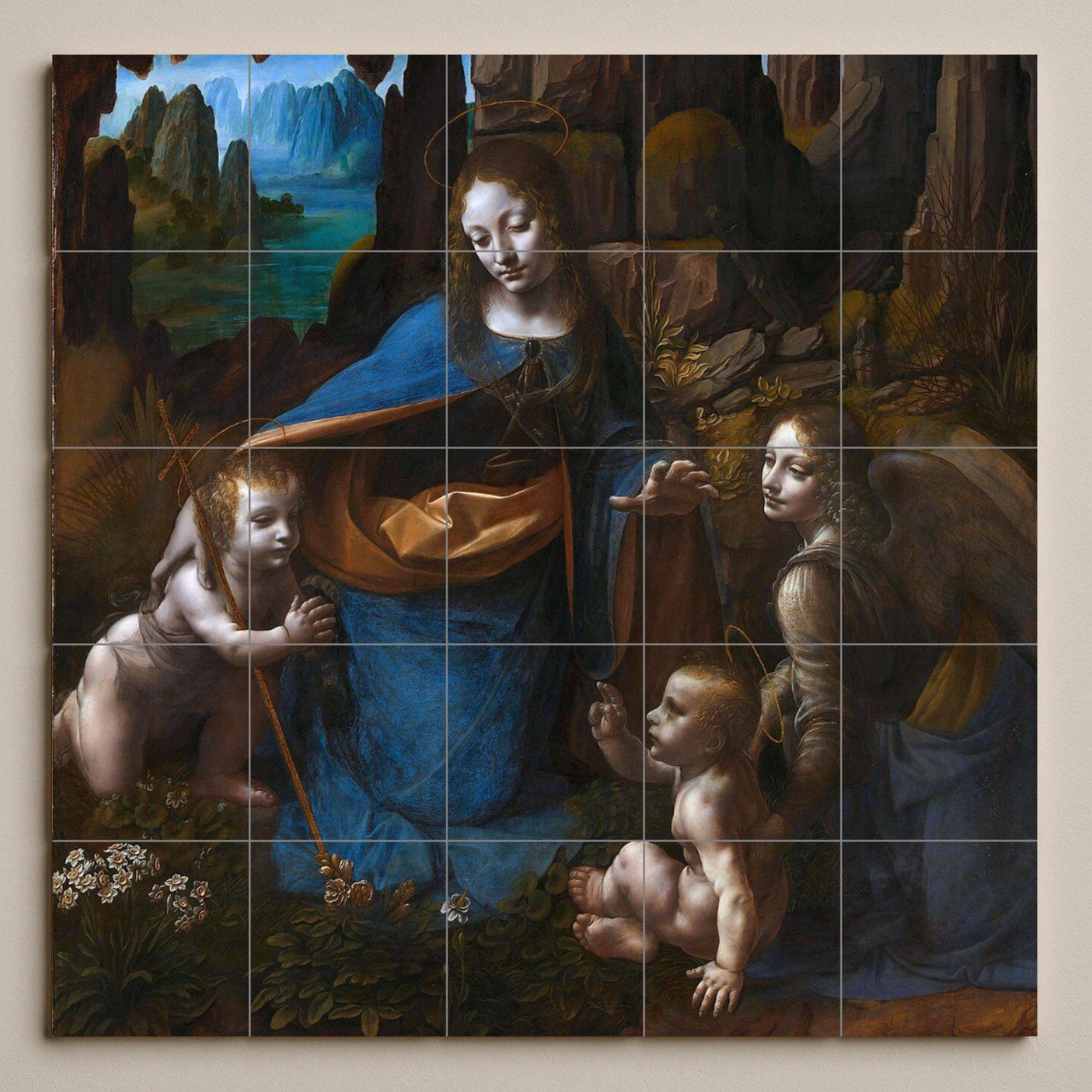 Virgen de las Rocas de Leonardo da Vinci