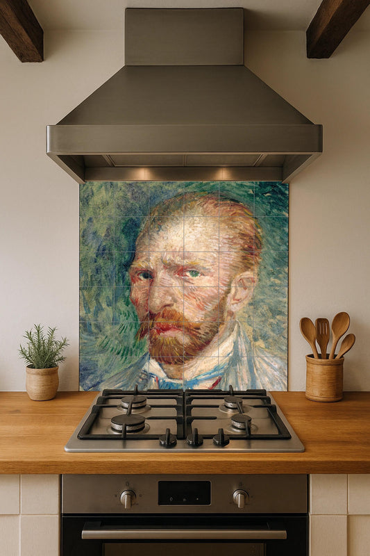 Mural de autorretrato de Van Gogh