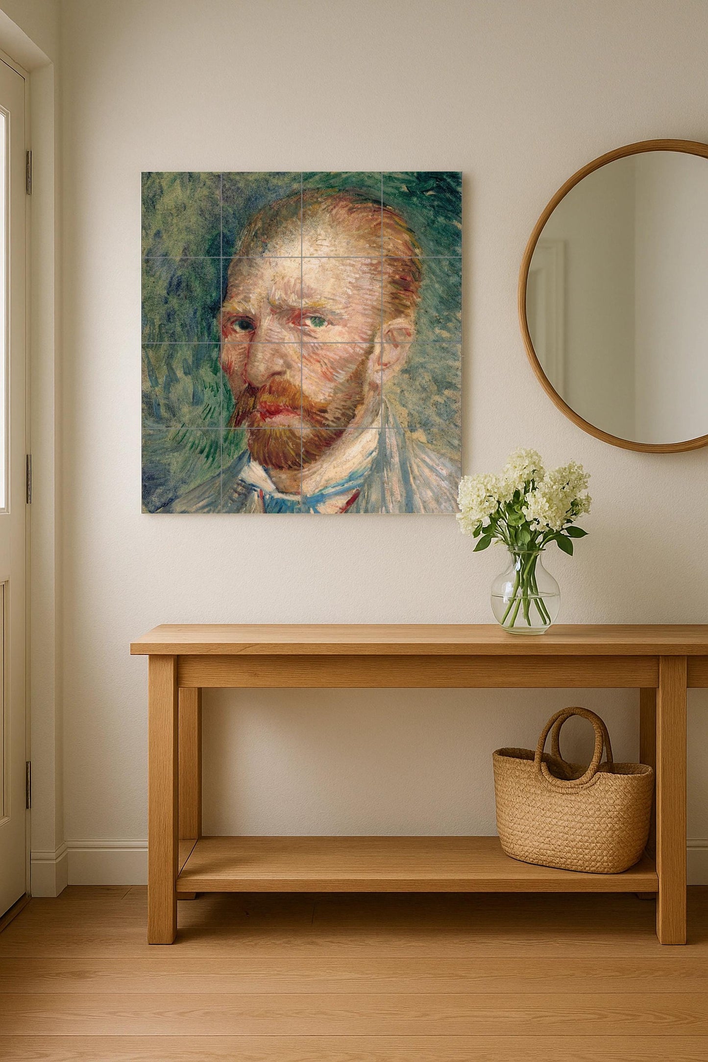 Mural de autorretrato de Van Gogh