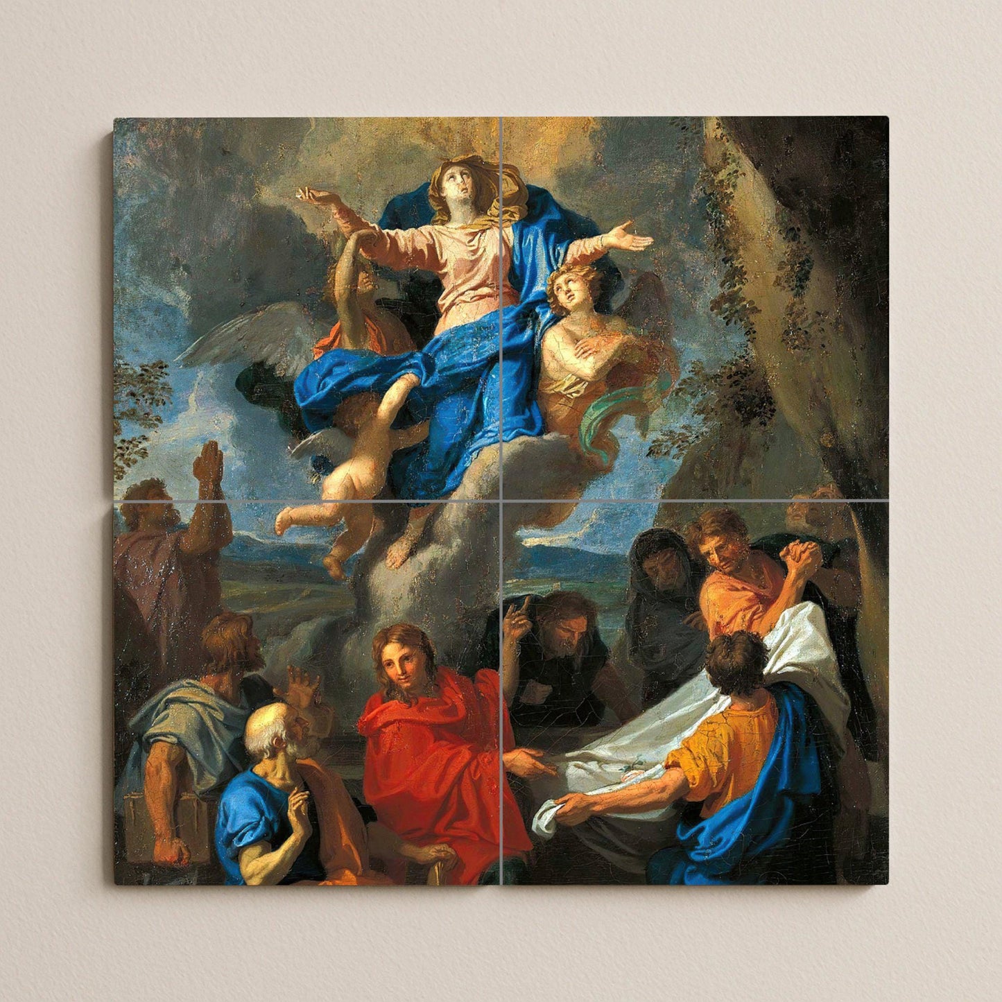 Asunción von Maria · Keramik-Wandbild — Christliche Wandkunst