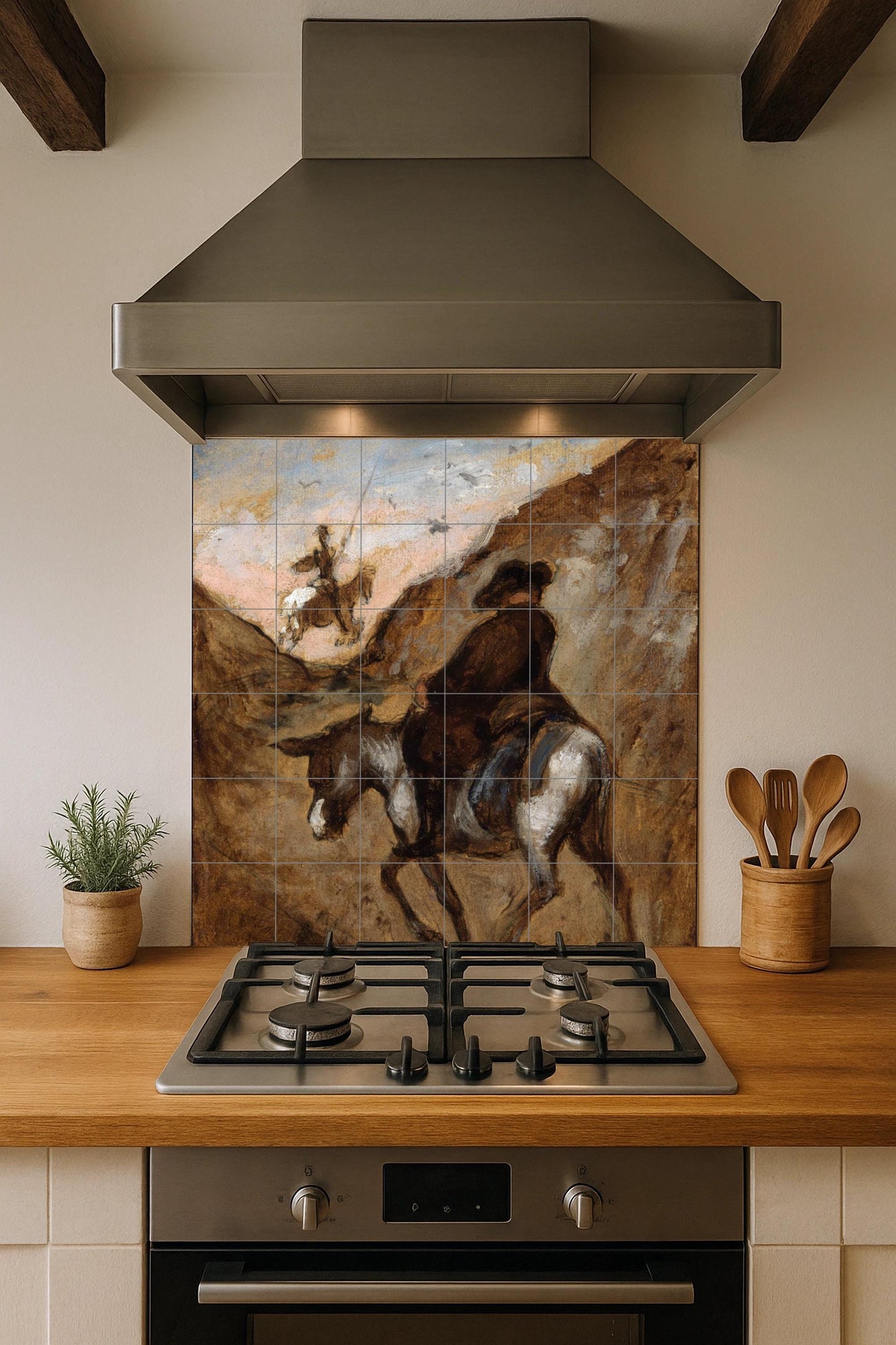 Don Quijote · Ceramic Wall Mural — Bird & Beast Mural