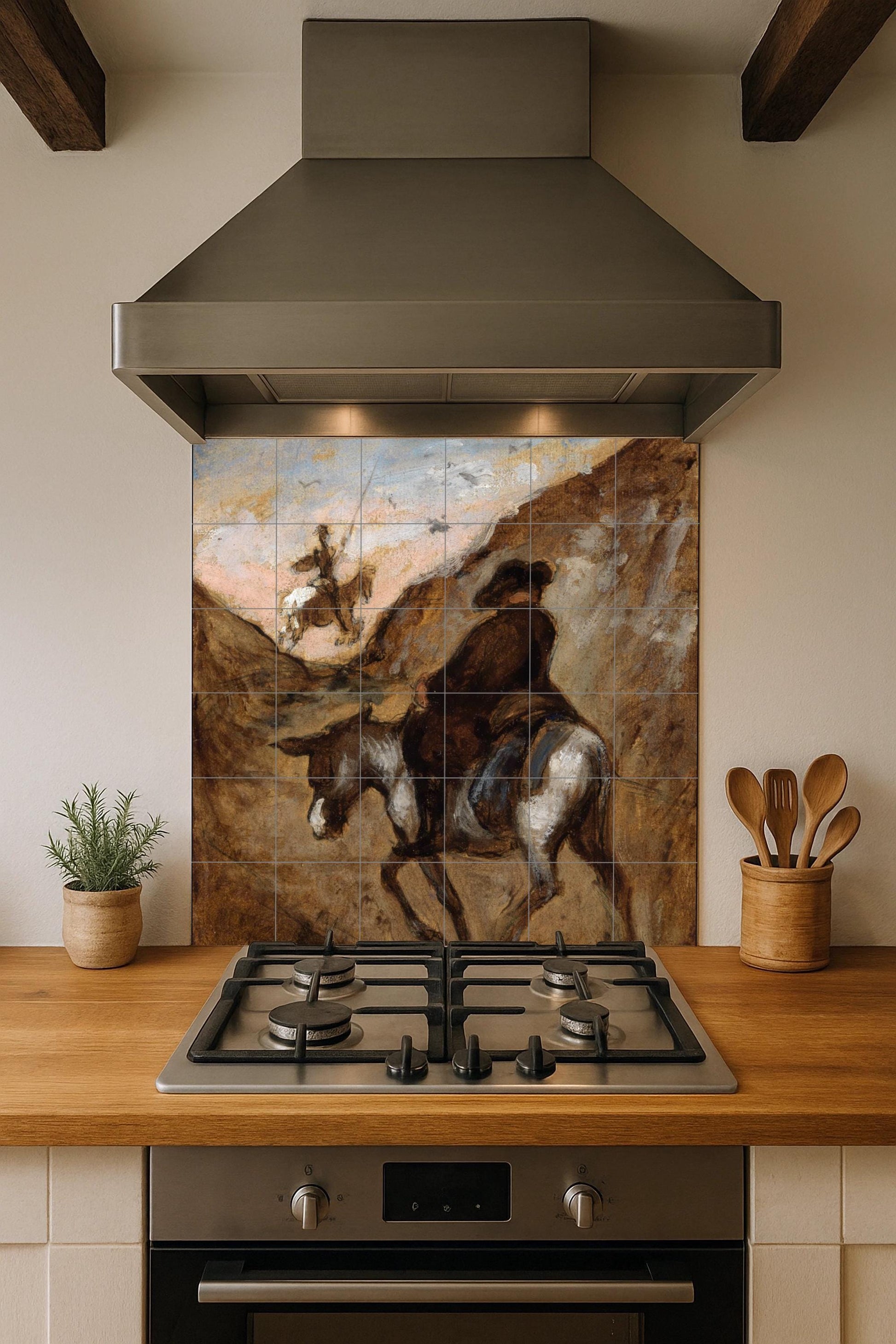 Don Quijote · Ceramic Wall Mural — Bird & Beast Mural