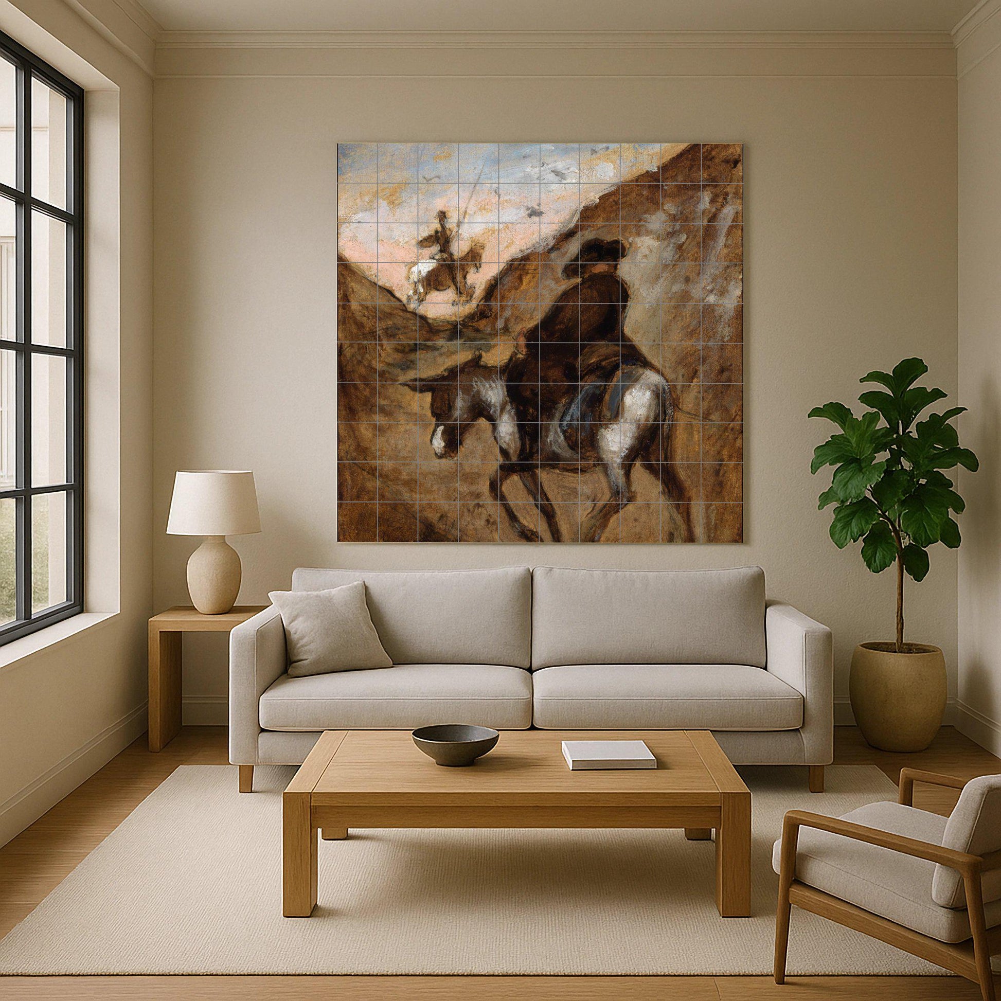 Don Quijote · Ceramic Wall Mural — Bird & Beast Mural