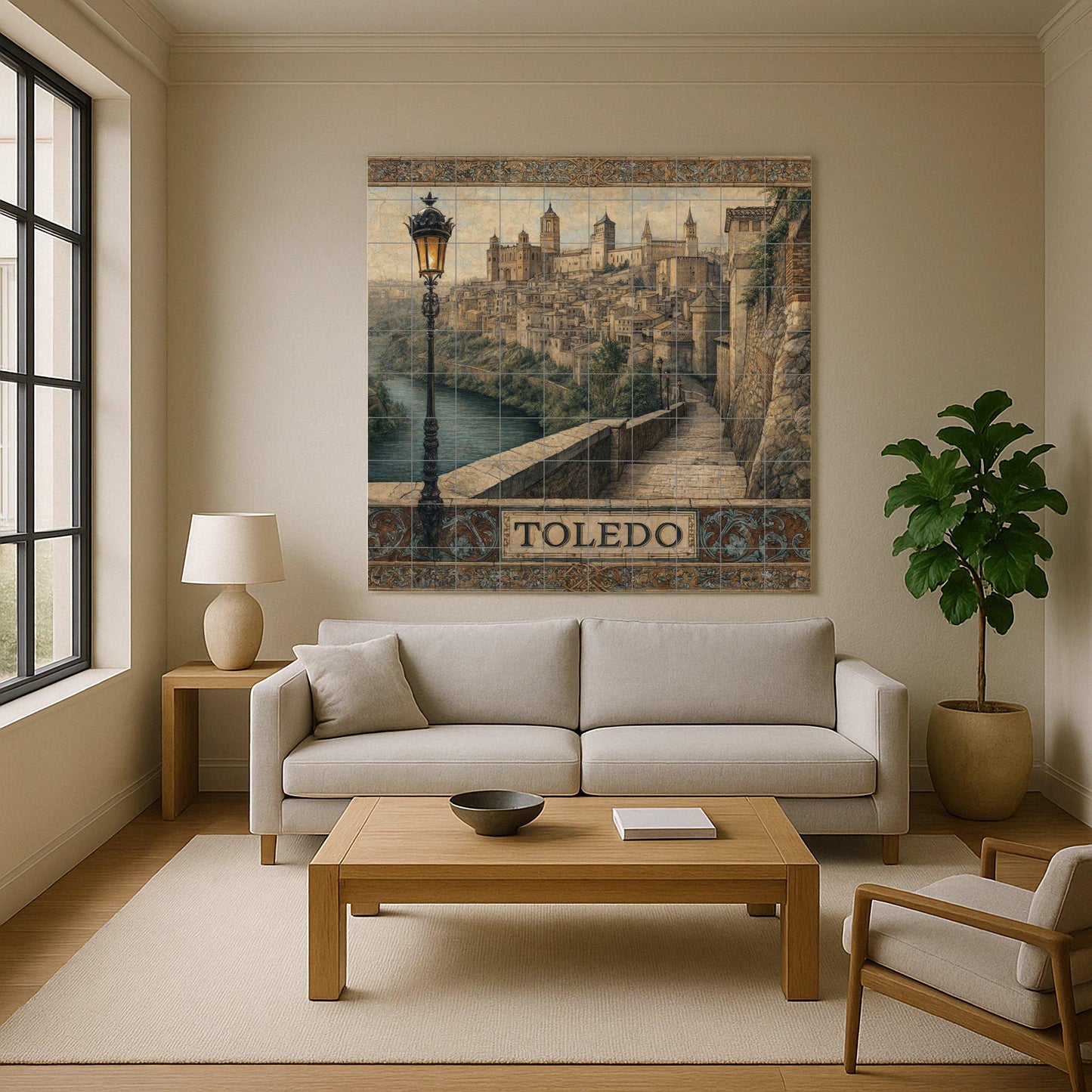 Toledo — Murale di Monumenti, Arte da Parete in Ceramica