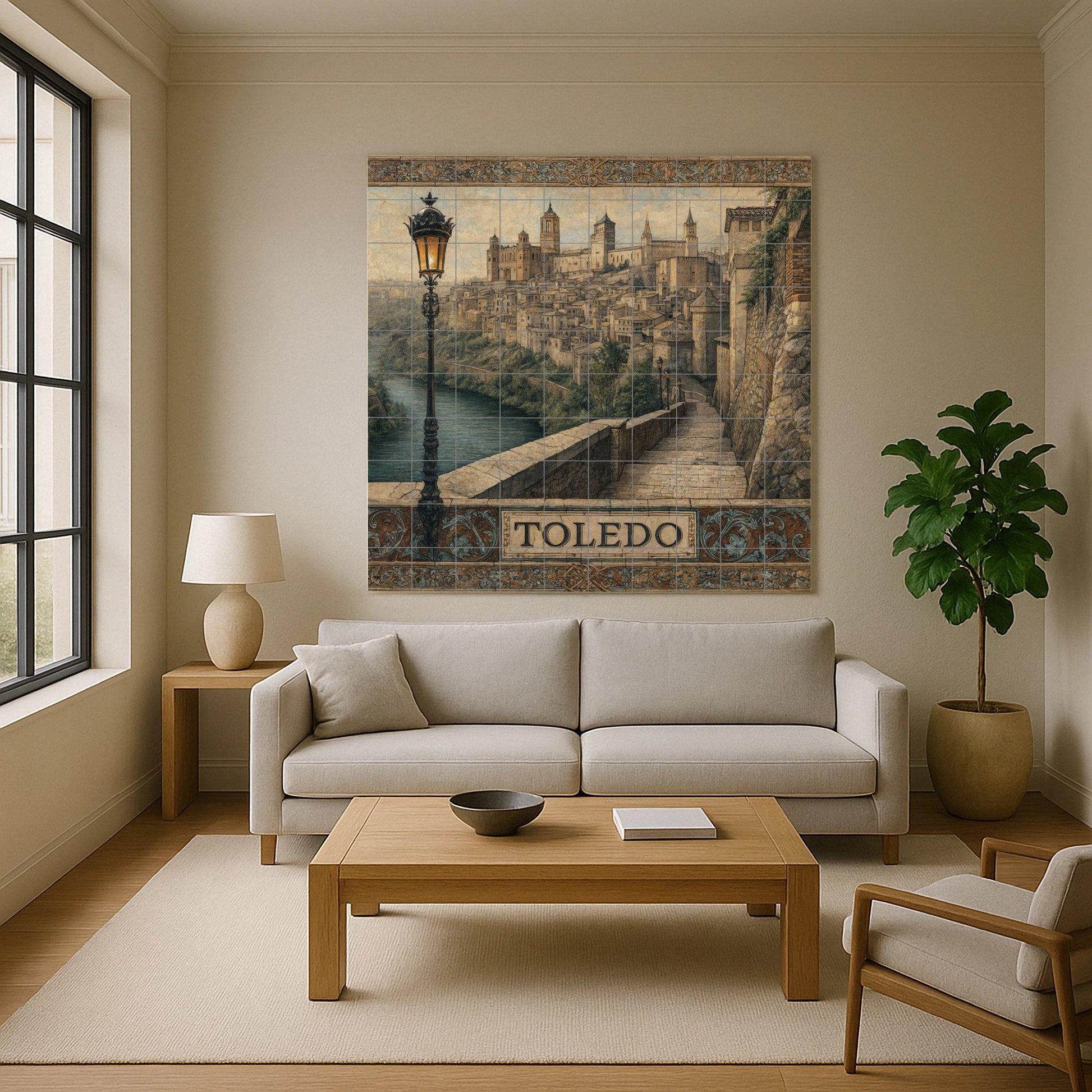 Toledo — Murale di Monumenti, Arte da Parete in Ceramica