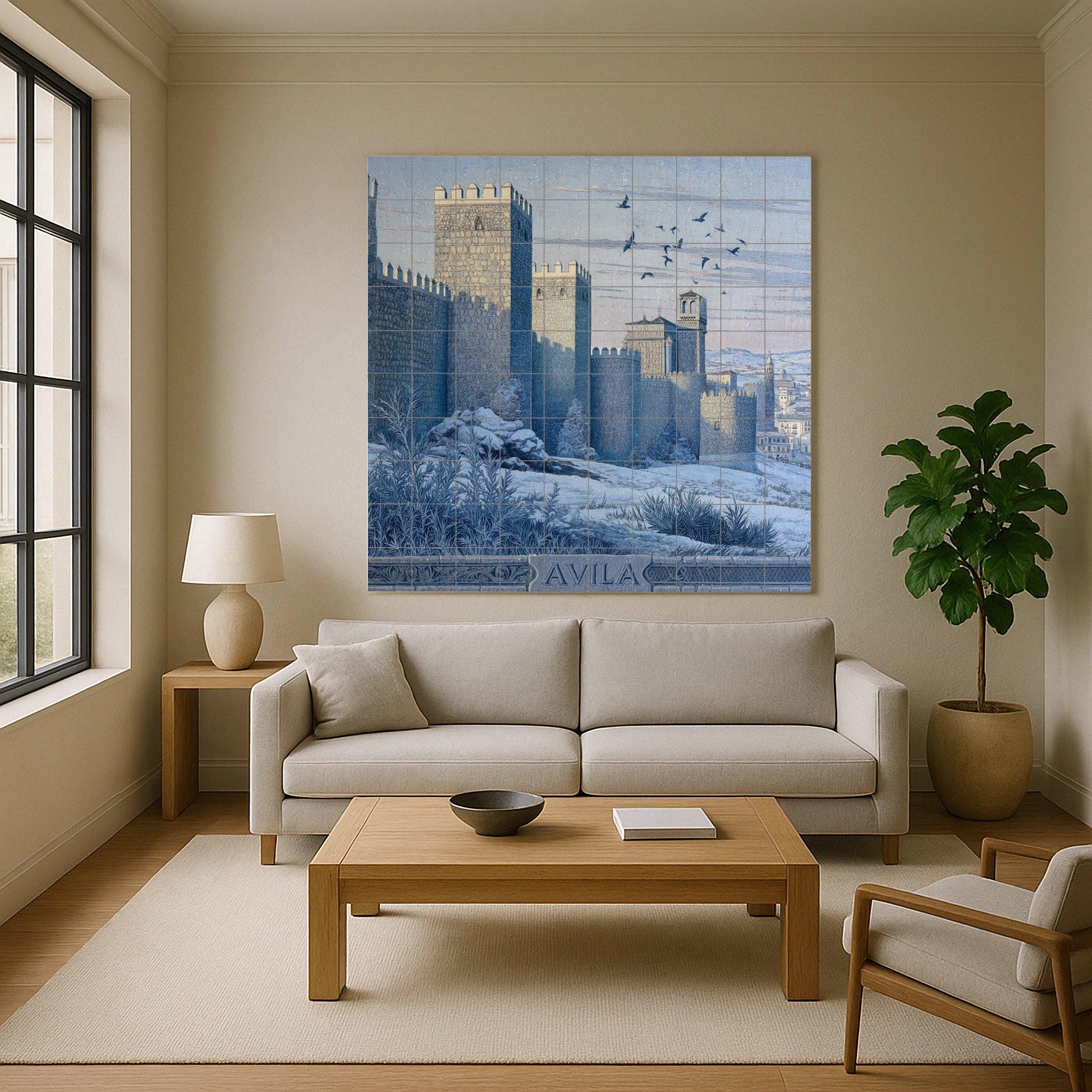 Ávila — Cityscape in Tile · Ceramic Tile Mural
