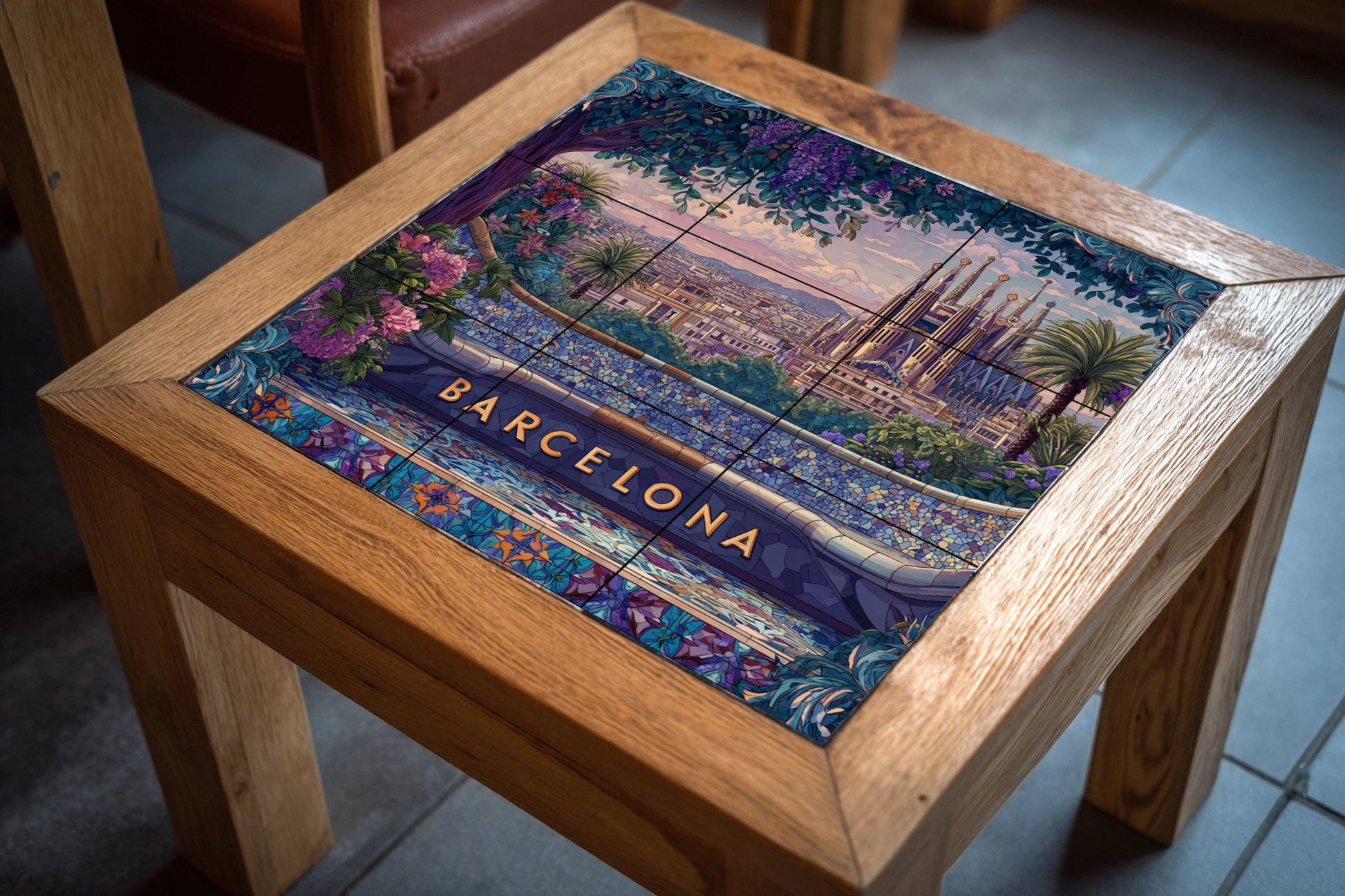 Barcelona — Christian Wall Art · Tile Wall Art