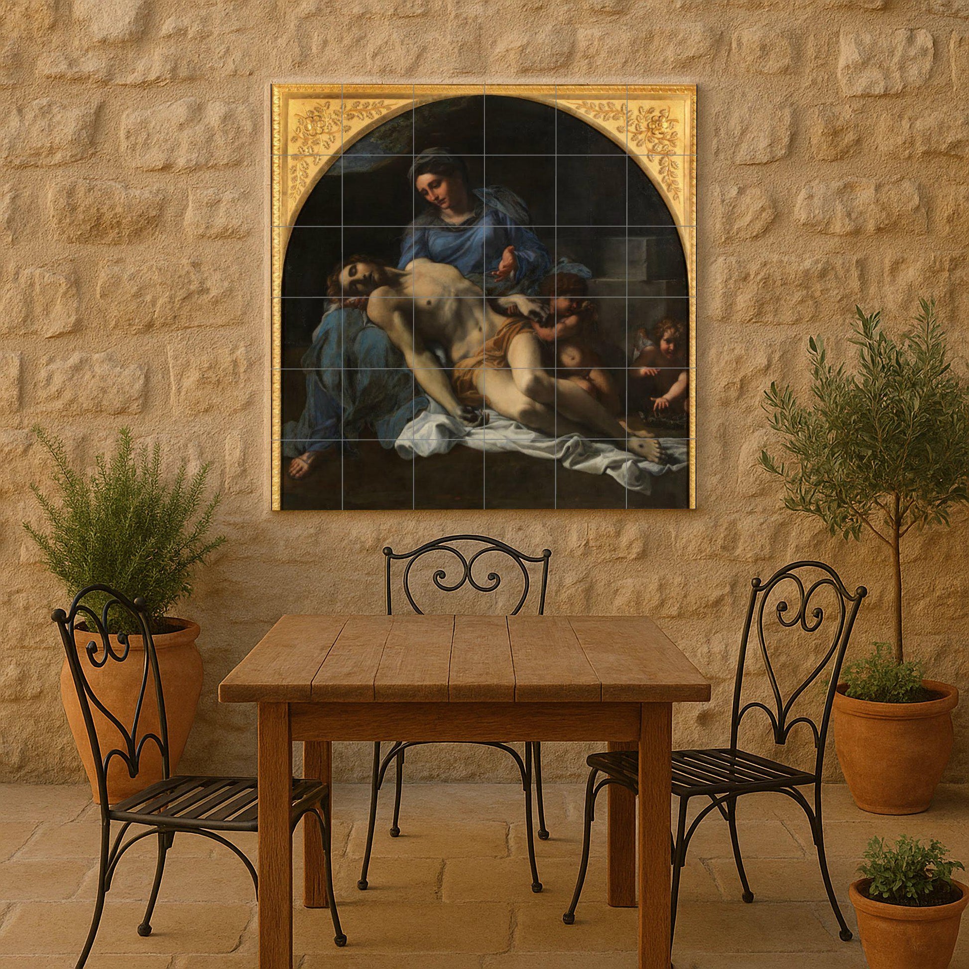 Piedad — Sacred & Religious Art · Ceramic Tile Mural